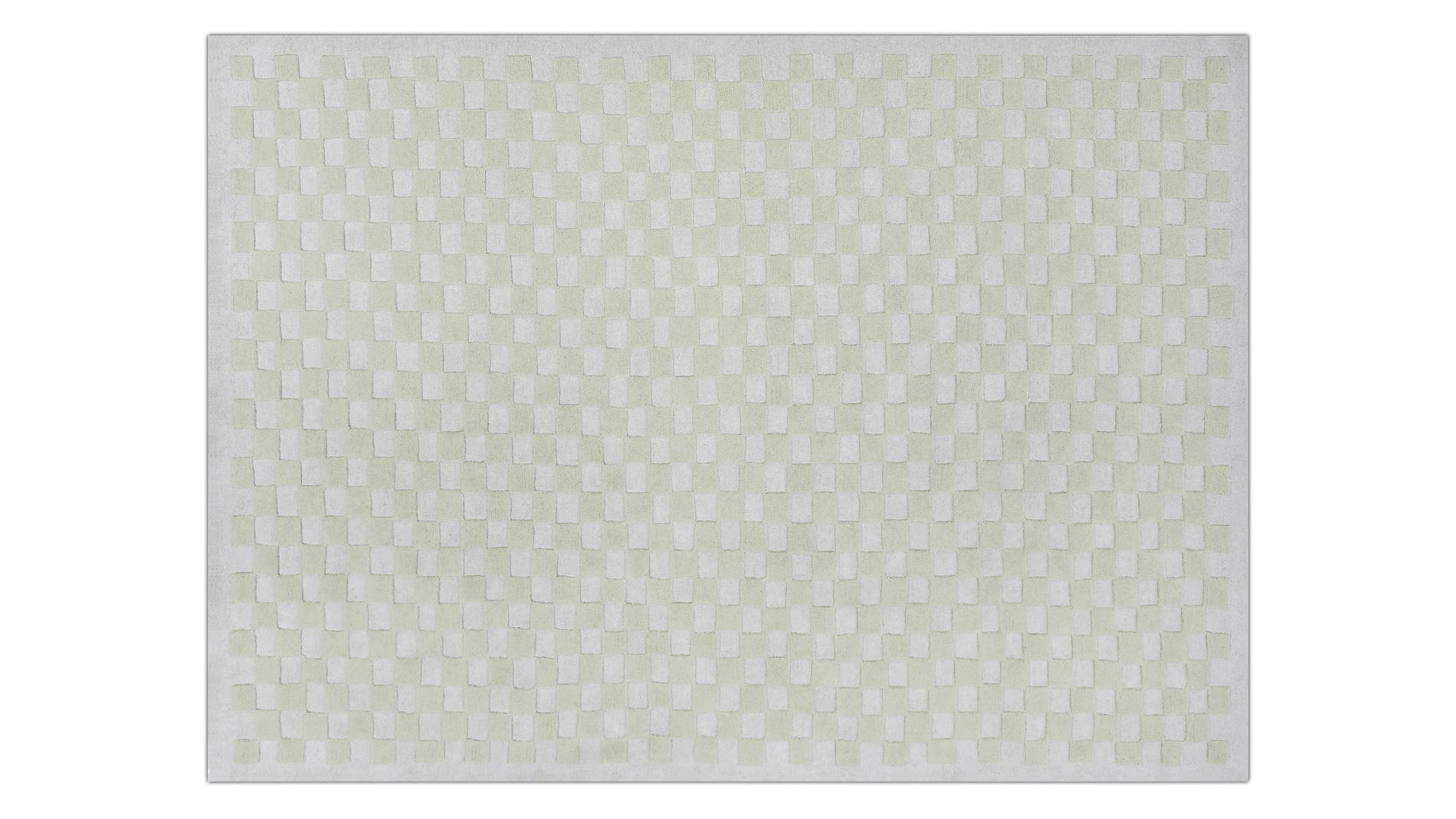 Checkers Rug x Scott Sueme, 8x10, Aloe_image