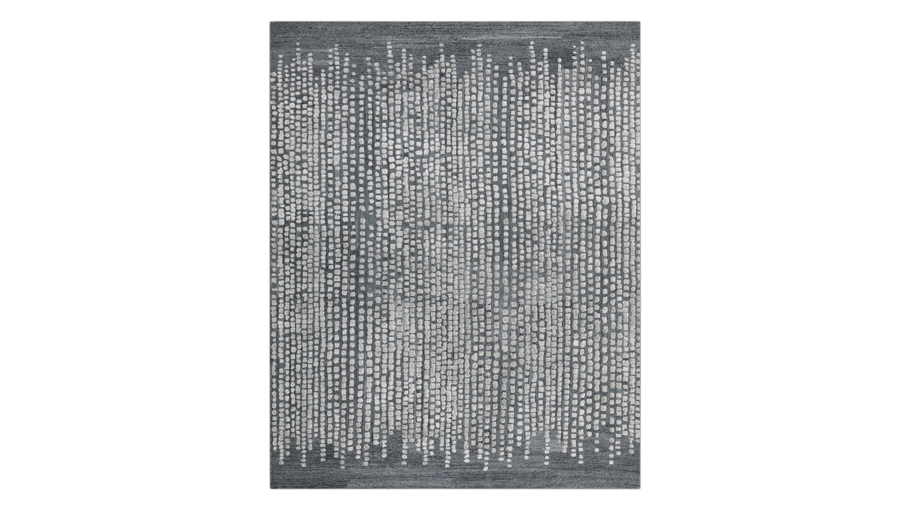 Droplets Rug, 5x8, Aqua
