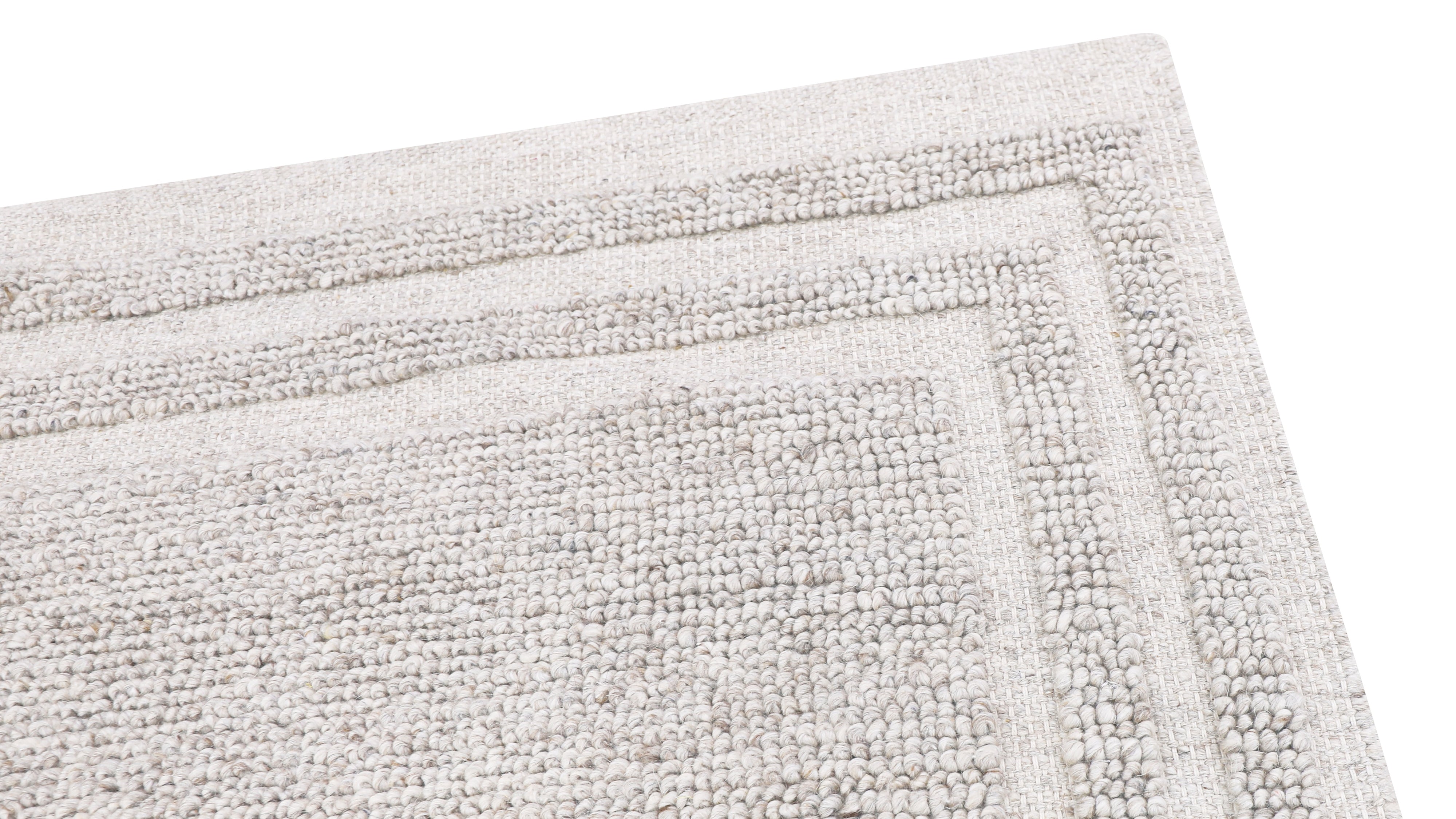 Shaughnessy Rug, 6X9, Fog