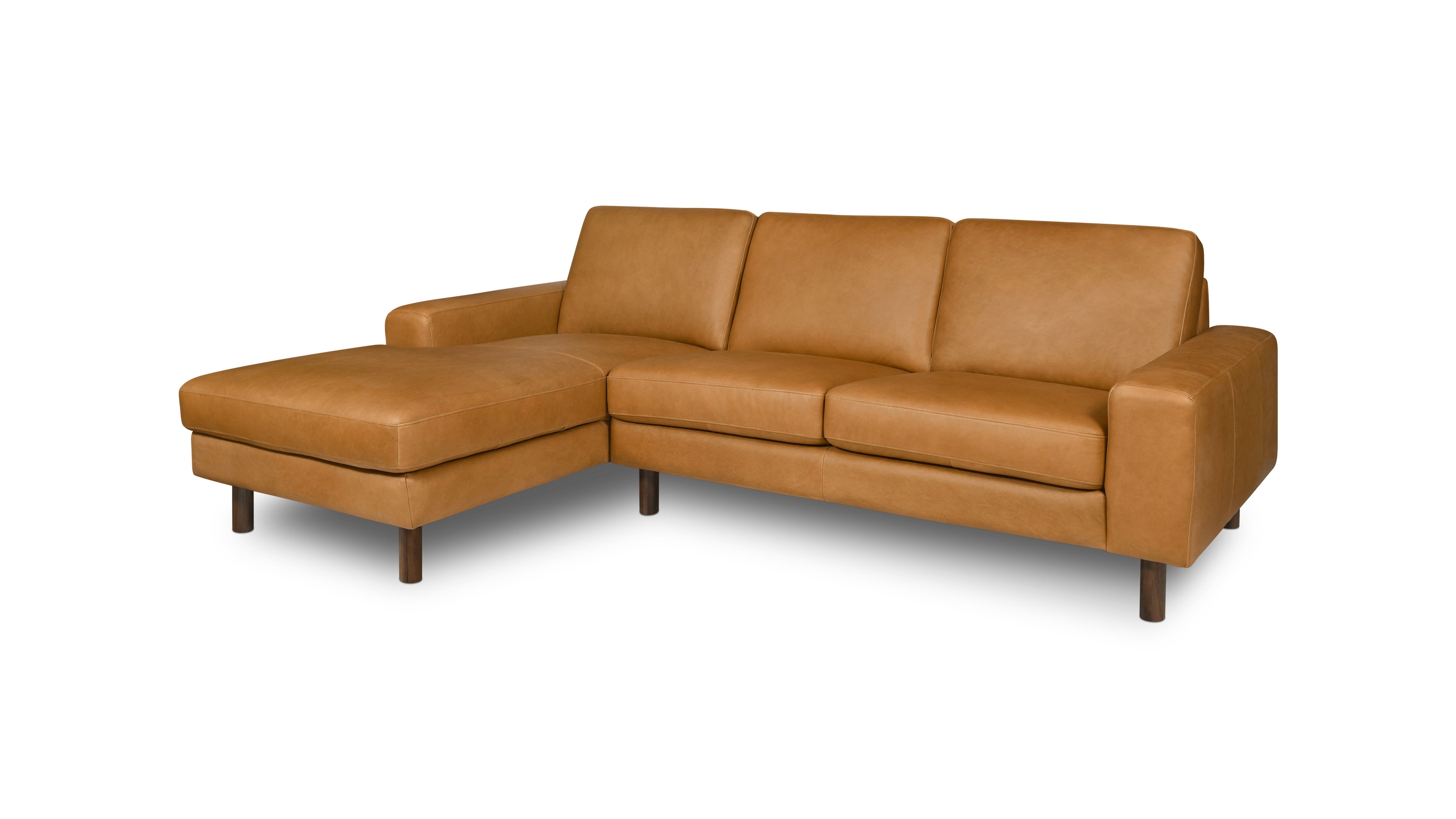 Right At Home Sectional, Left, Golden Tan