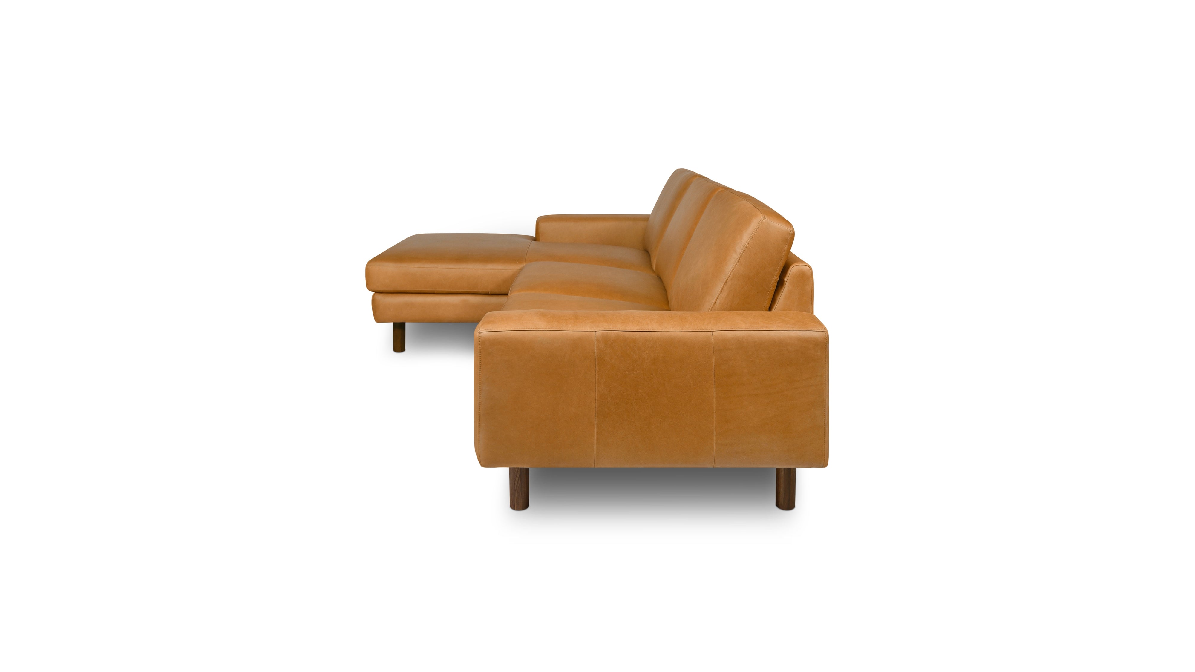 Right At Home Sectional, Left, Golden Tan