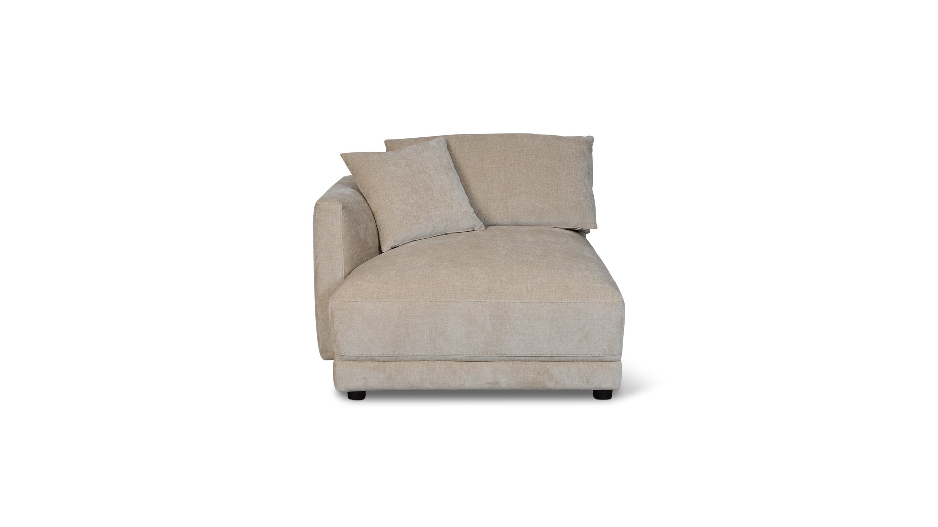 Soft Spot Left Arm Chaise, Cashew_image