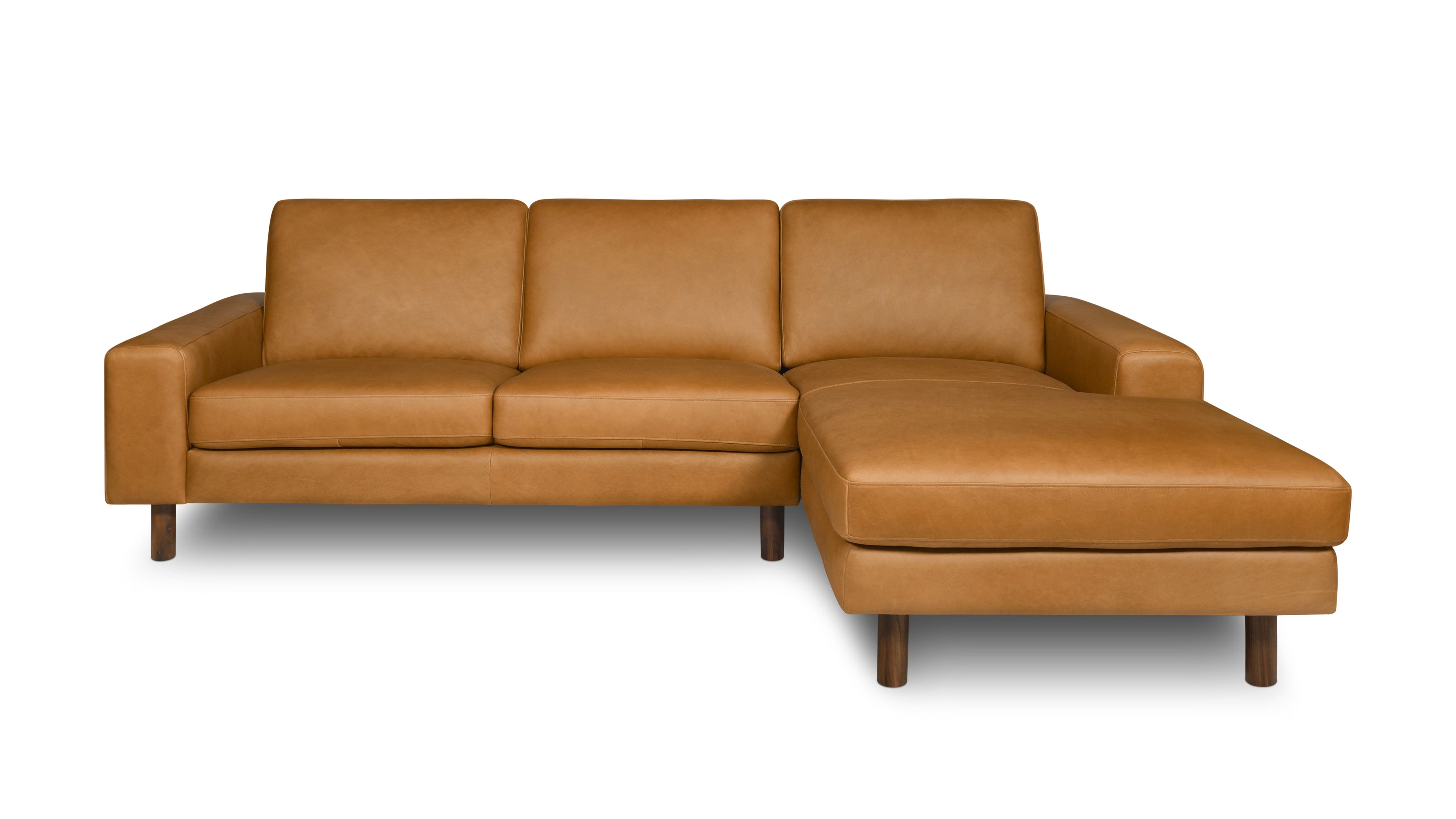 Right At Home Sectional, Right, Golden Tan