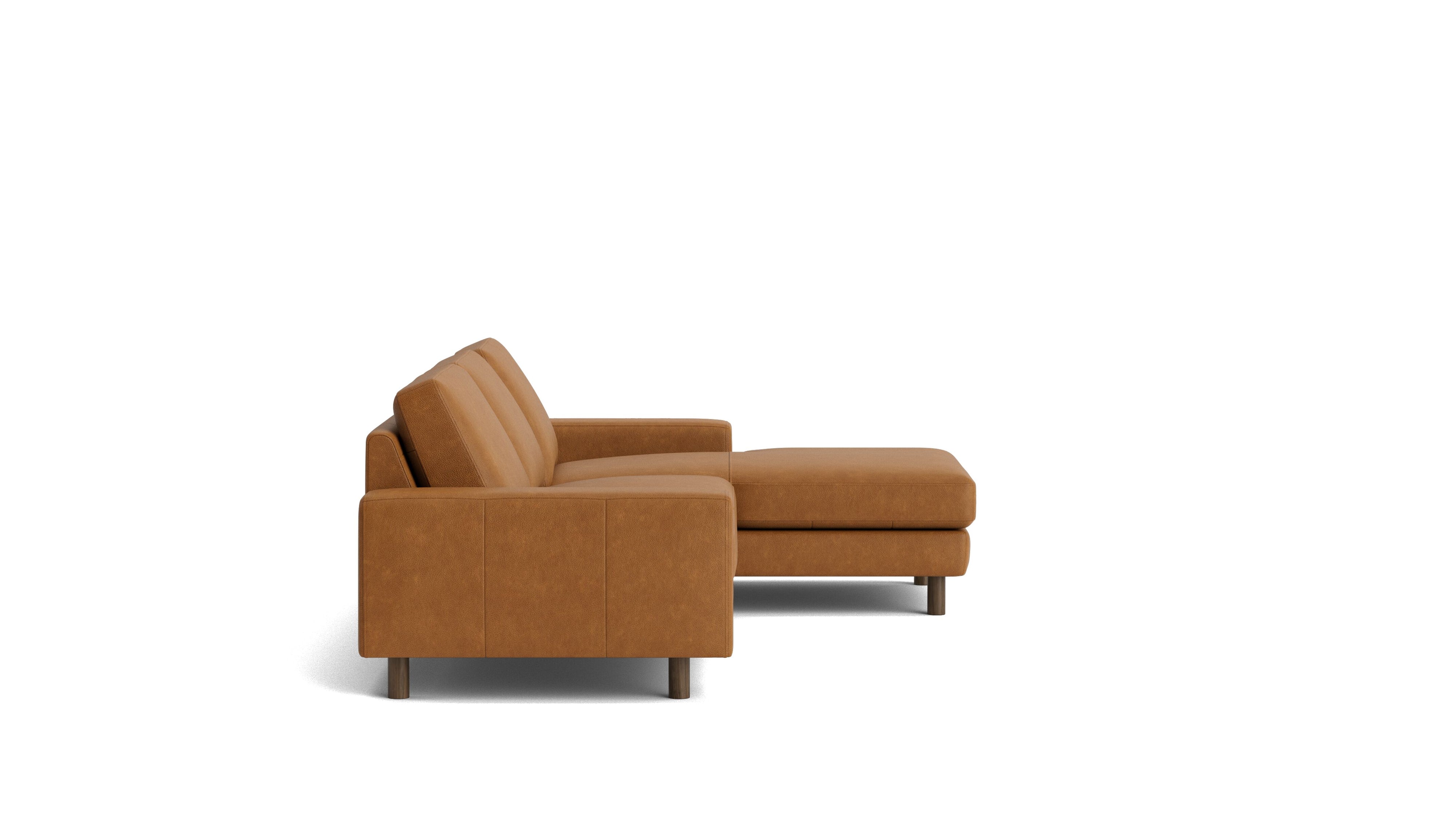 Right At Home Sectional, Right, Golden Tan