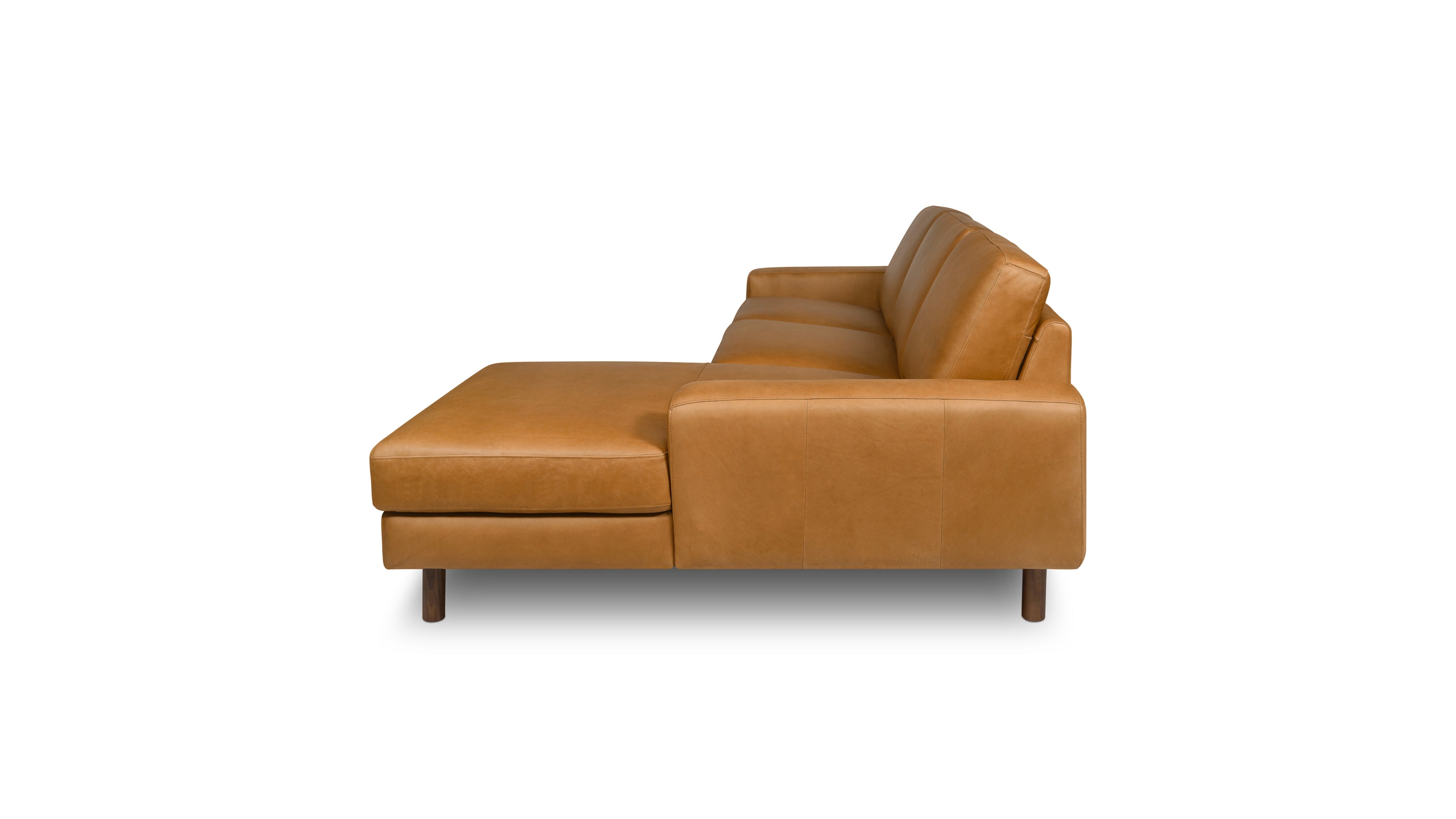 Right At Home Sectional, Right, Golden Tan