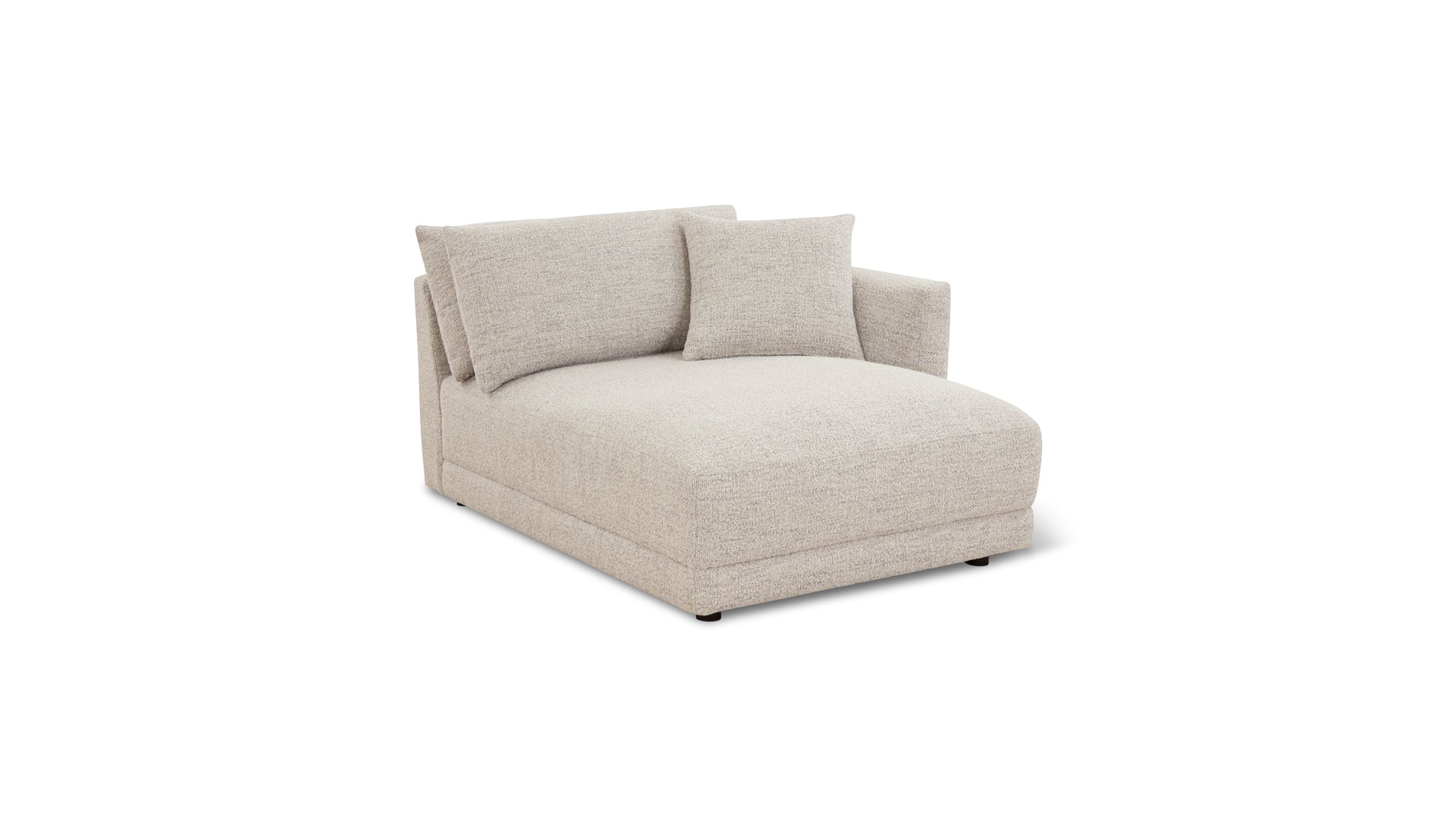 Soft Spot Right Arm Chaise, Oatmeal_image