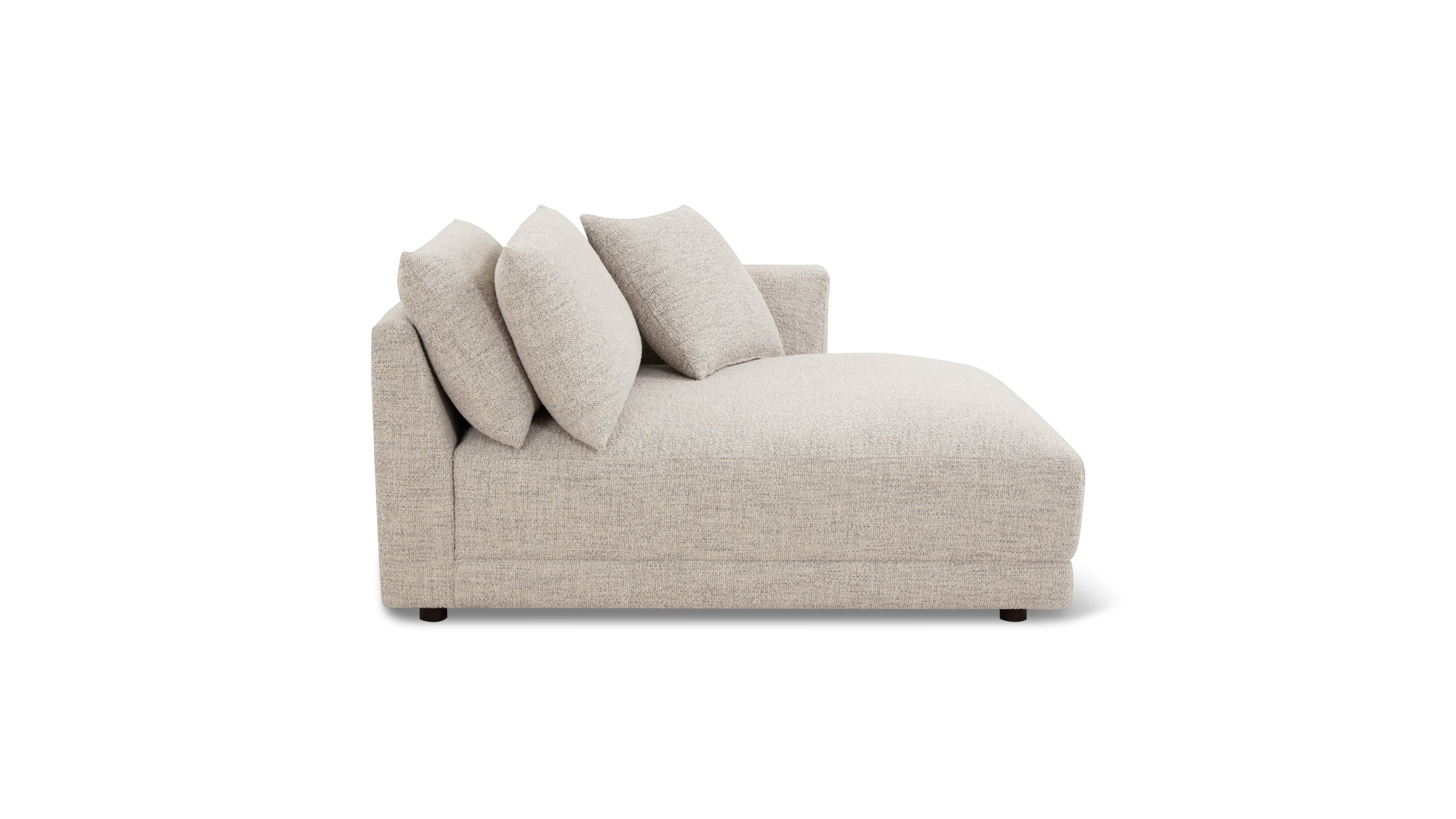 Soft Spot Right Arm Chaise, Oatmeal - Image 9