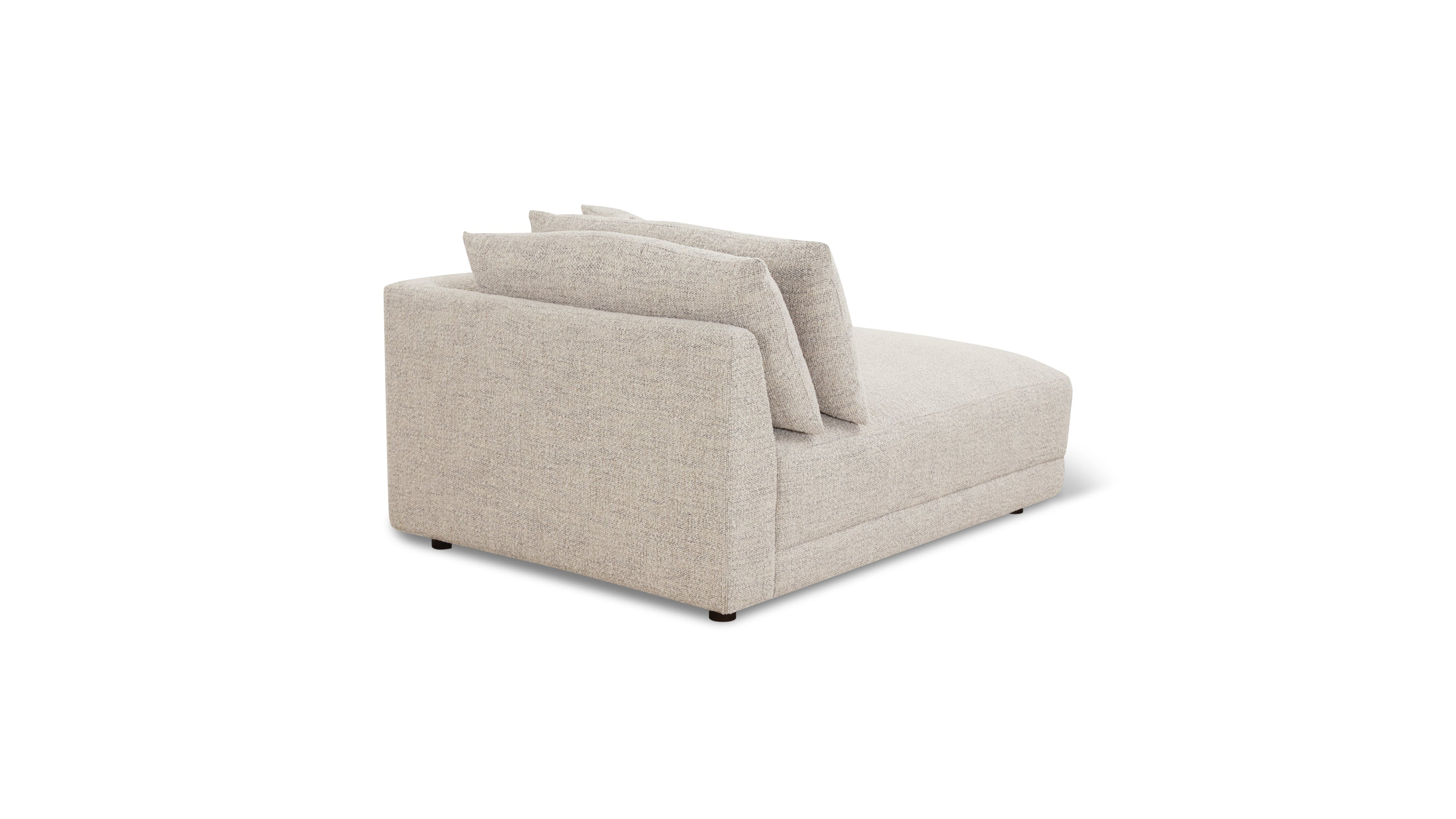 Soft Spot Right Arm Chaise, Oatmeal - Image 9