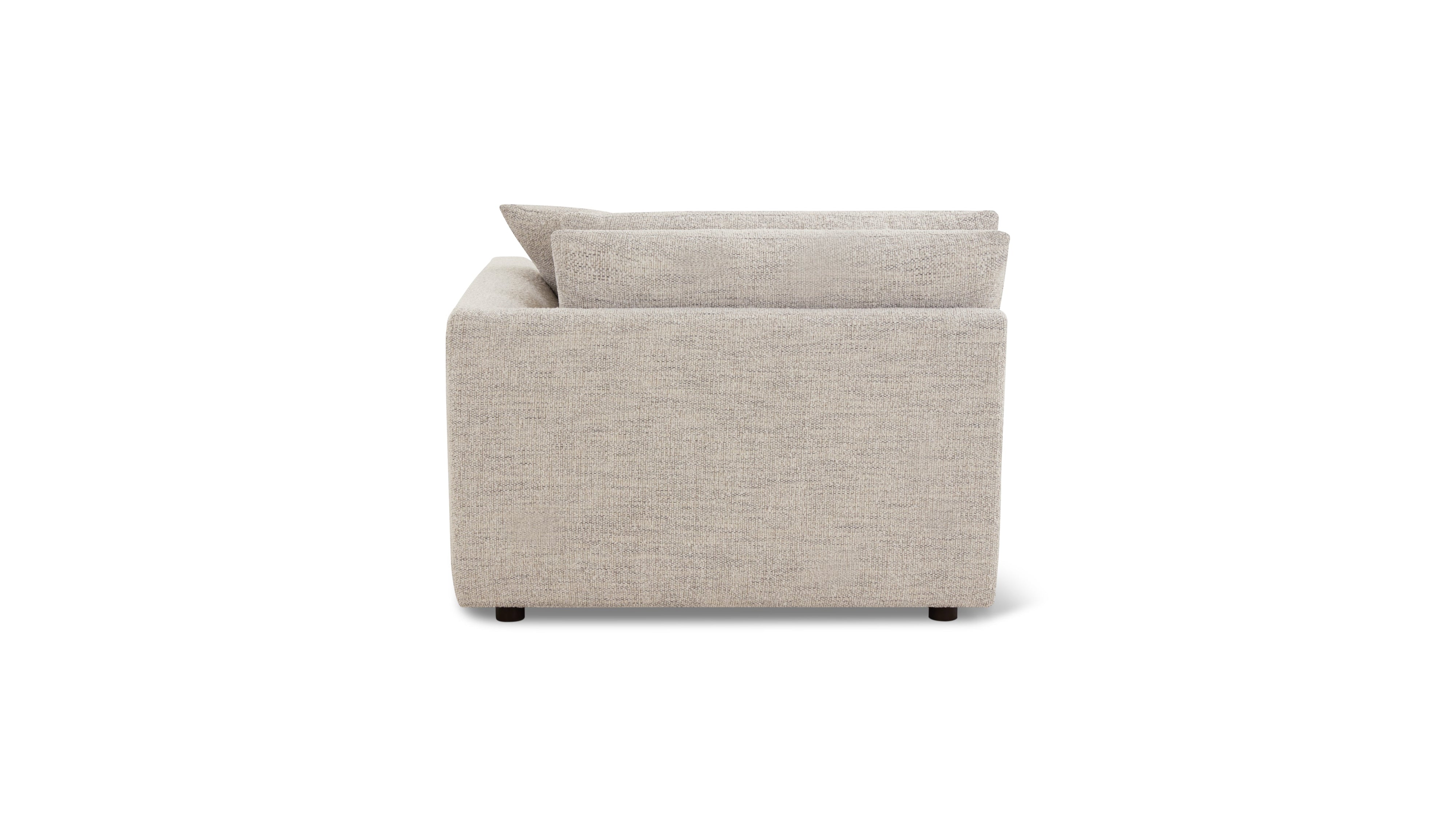 Soft Spot Right Arm Chaise, Oatmeal - Image 6