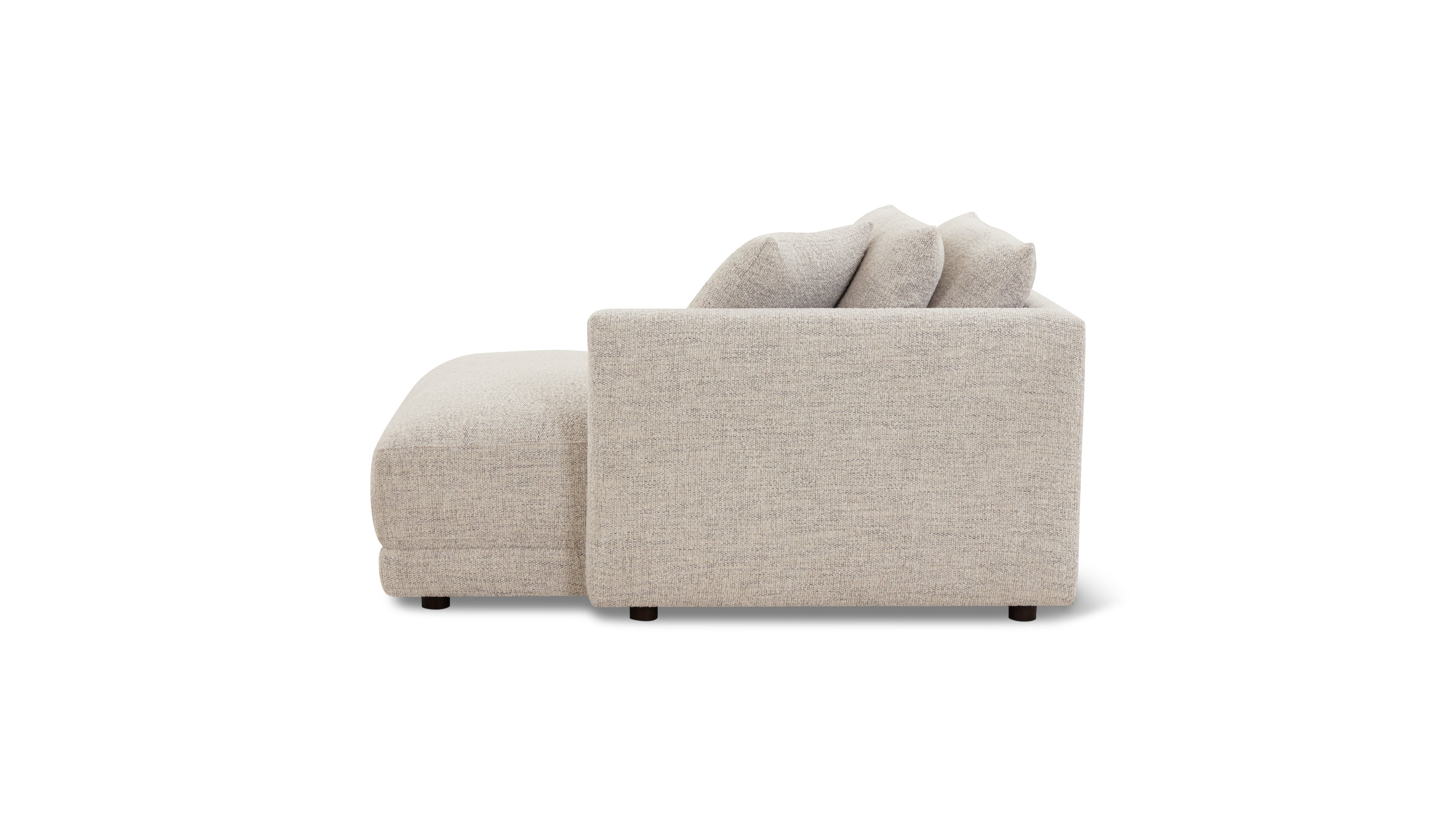 Soft Spot Right Arm Chaise, Oatmeal - Image 7