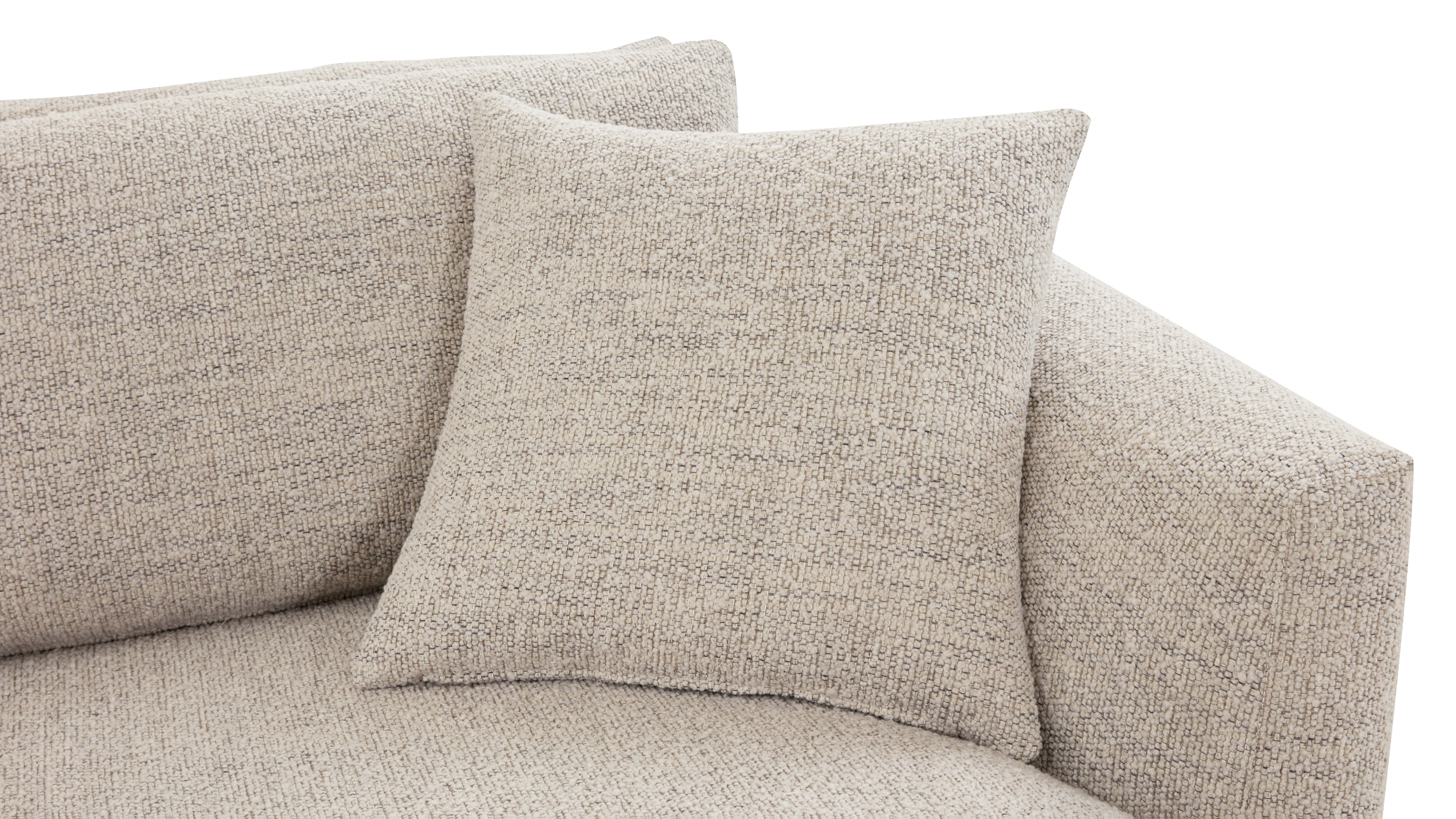 Soft Spot Right Arm Chaise, Oatmeal - Image 8