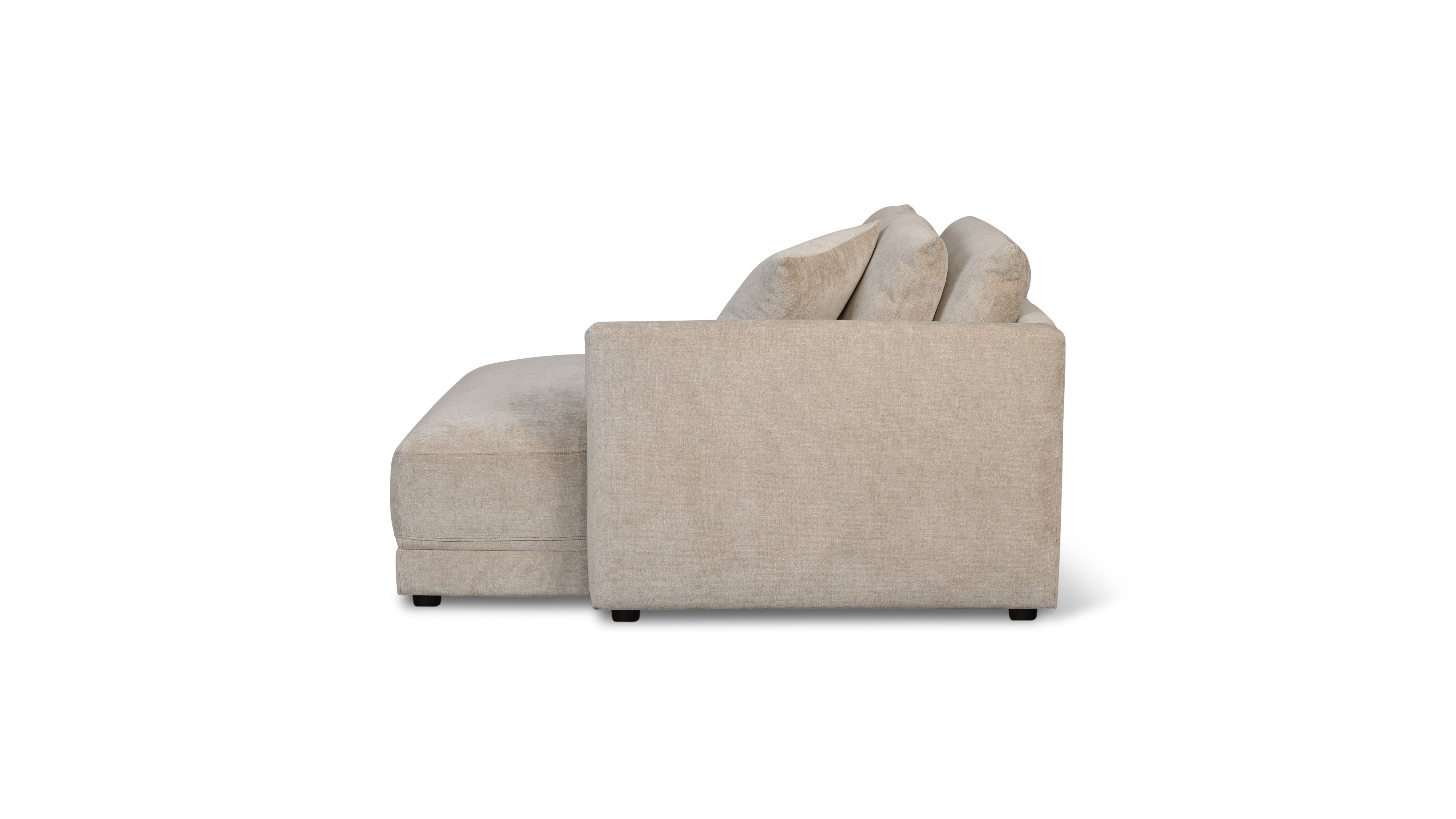 Soft Spot Right Arm Chaise, Cashew - Image 8