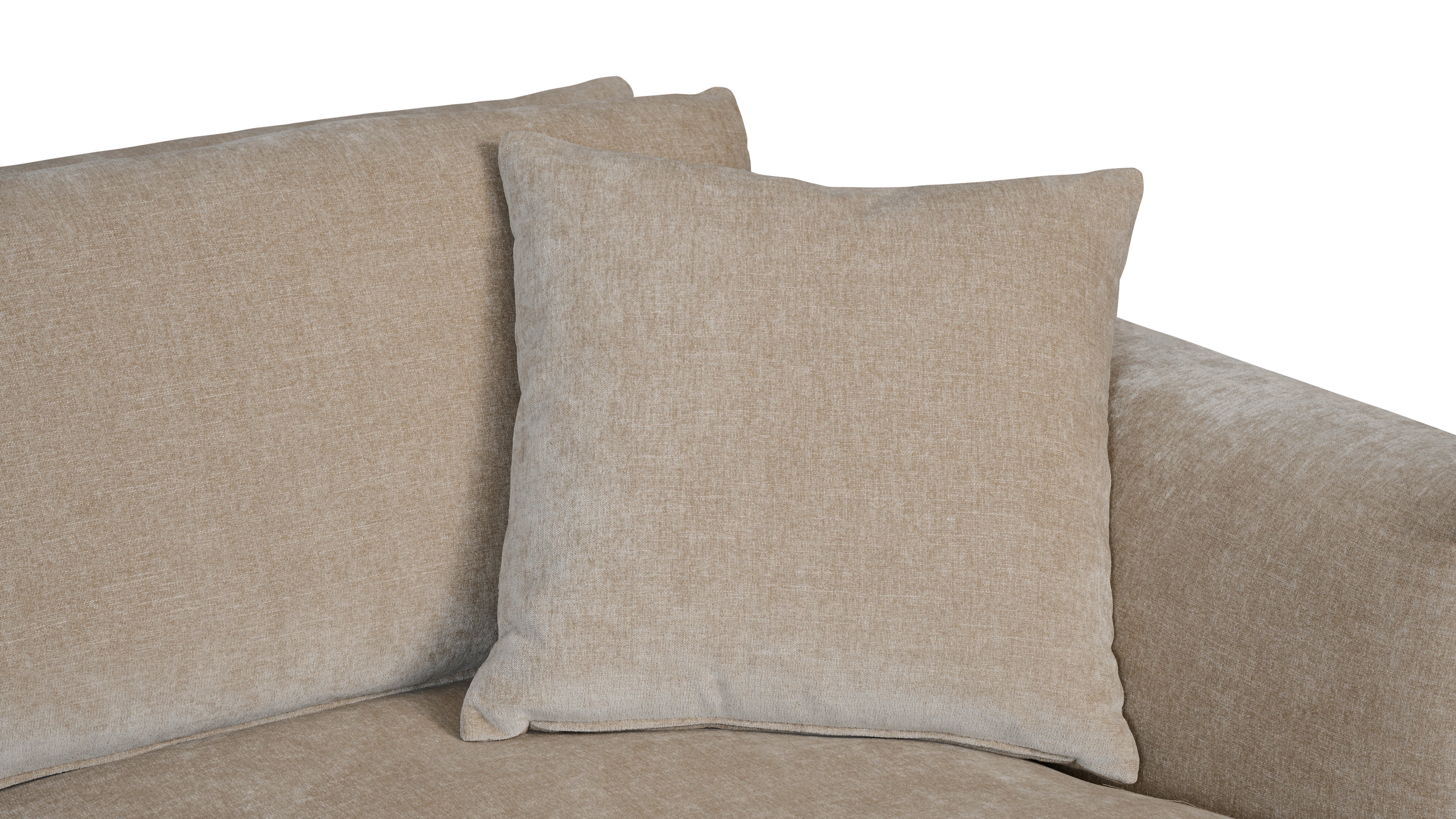 Soft Spot Right Arm Chaise, Cashew - Image 6