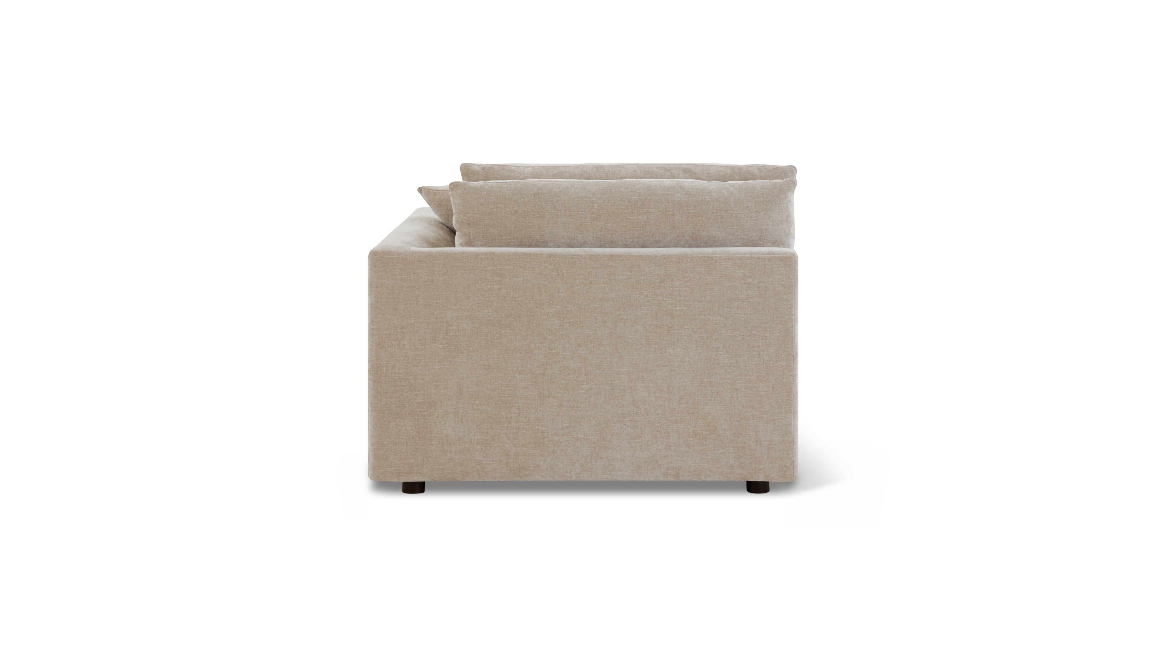 Soft Spot Right Arm Chaise, Cashew