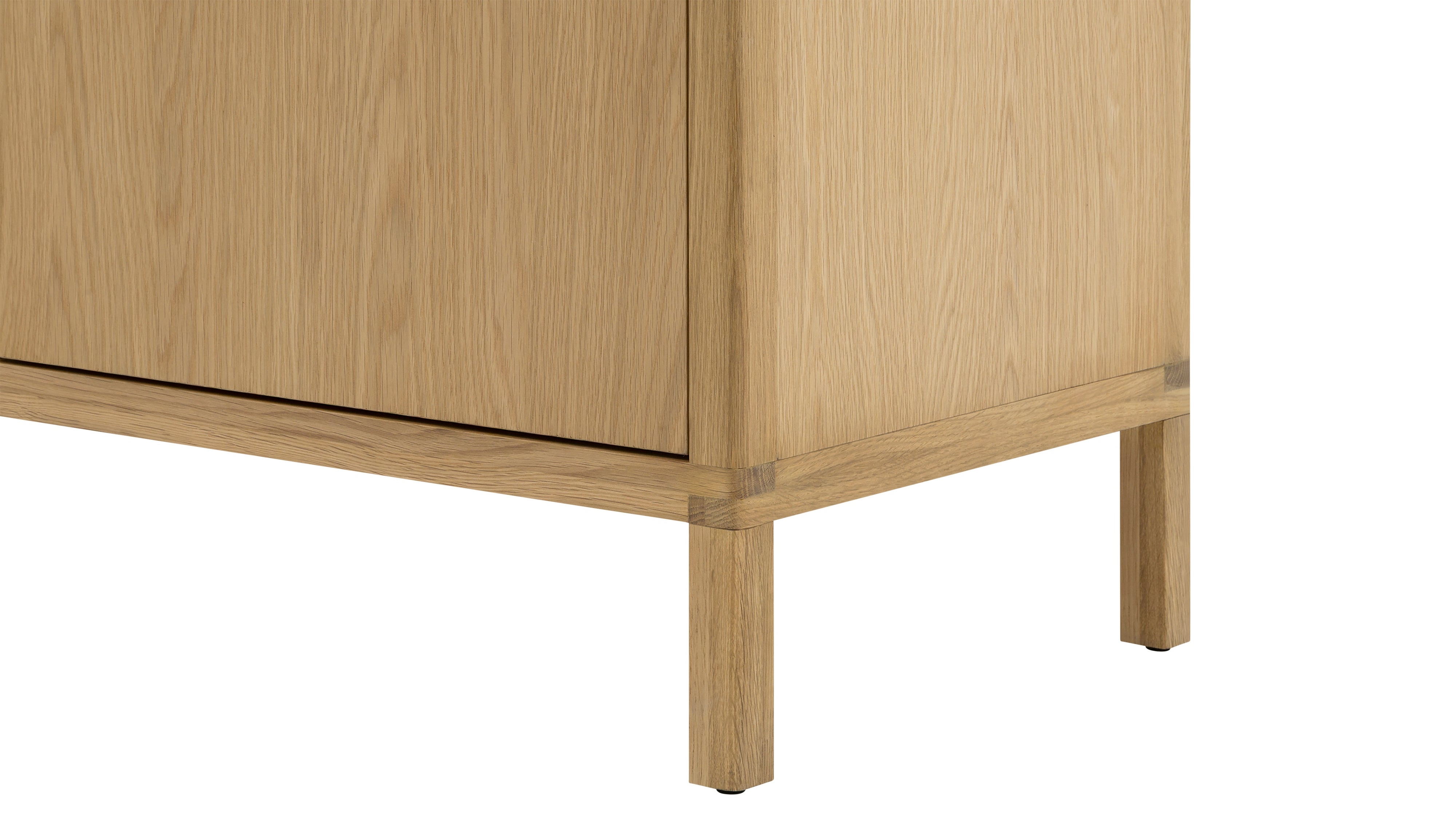 Glimpse Cabinet, White Oak