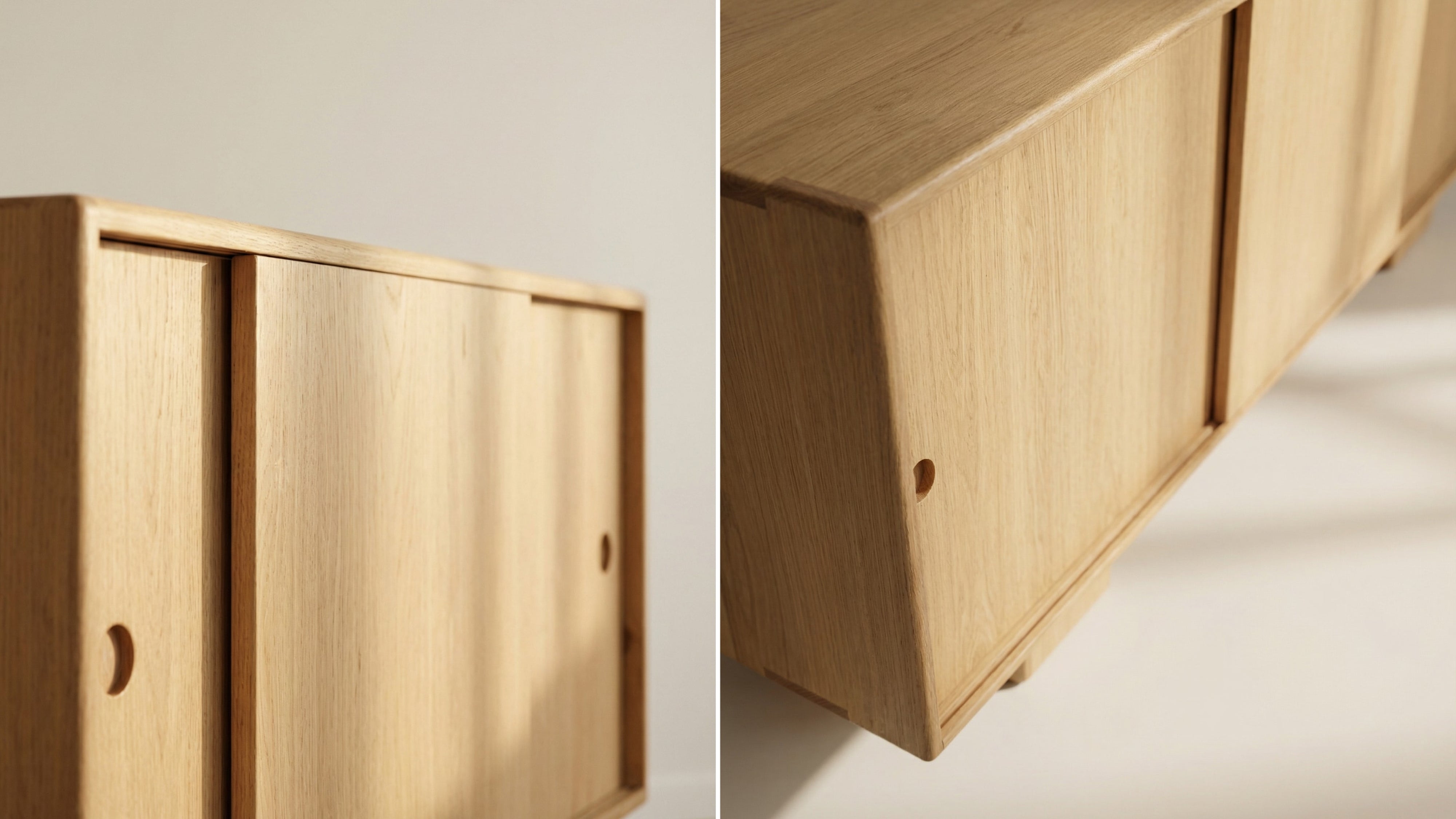 Square Up Sideboard, Oak