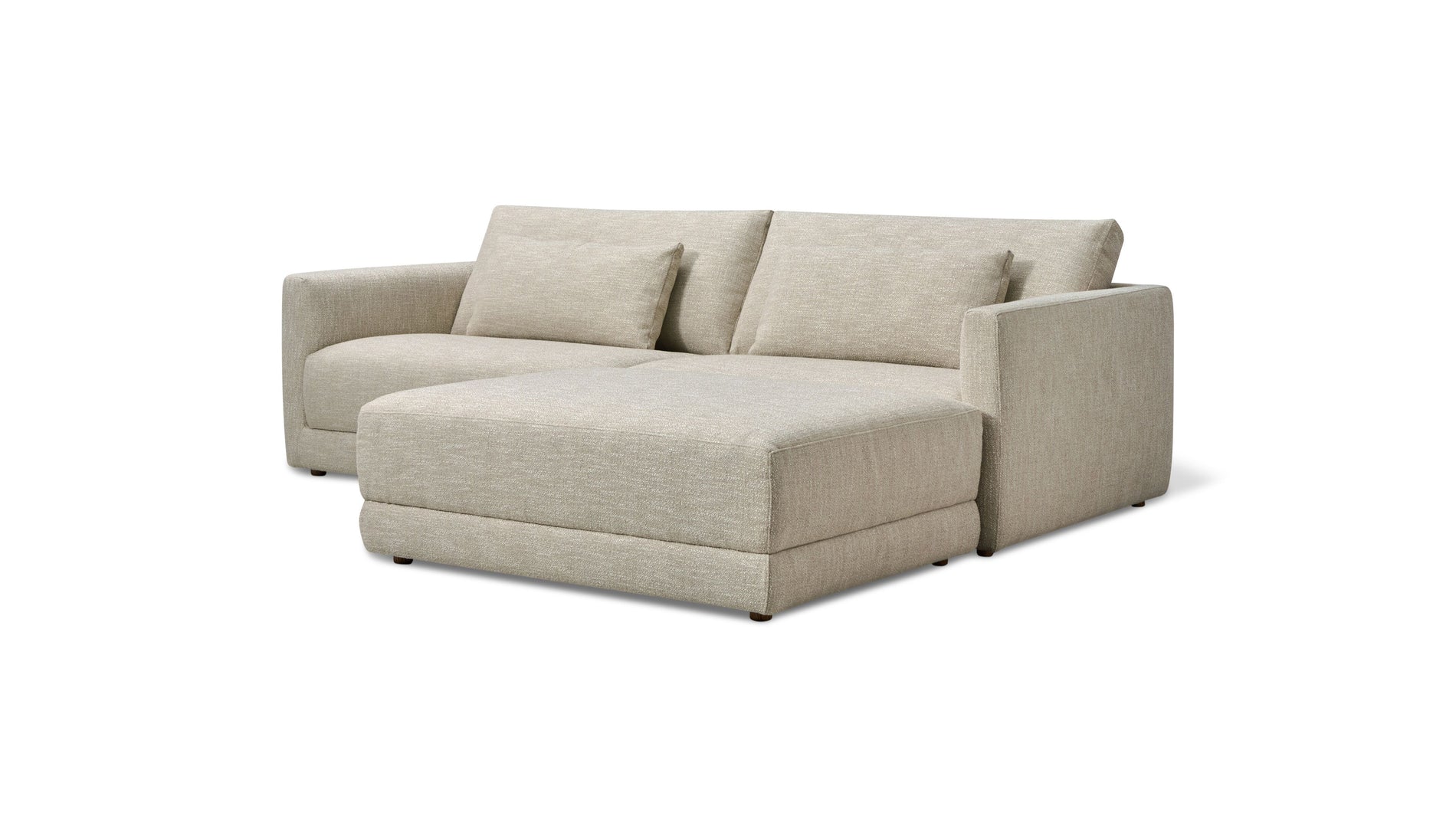 Wind Down 3-Piece Modular Sectional, Flax_image