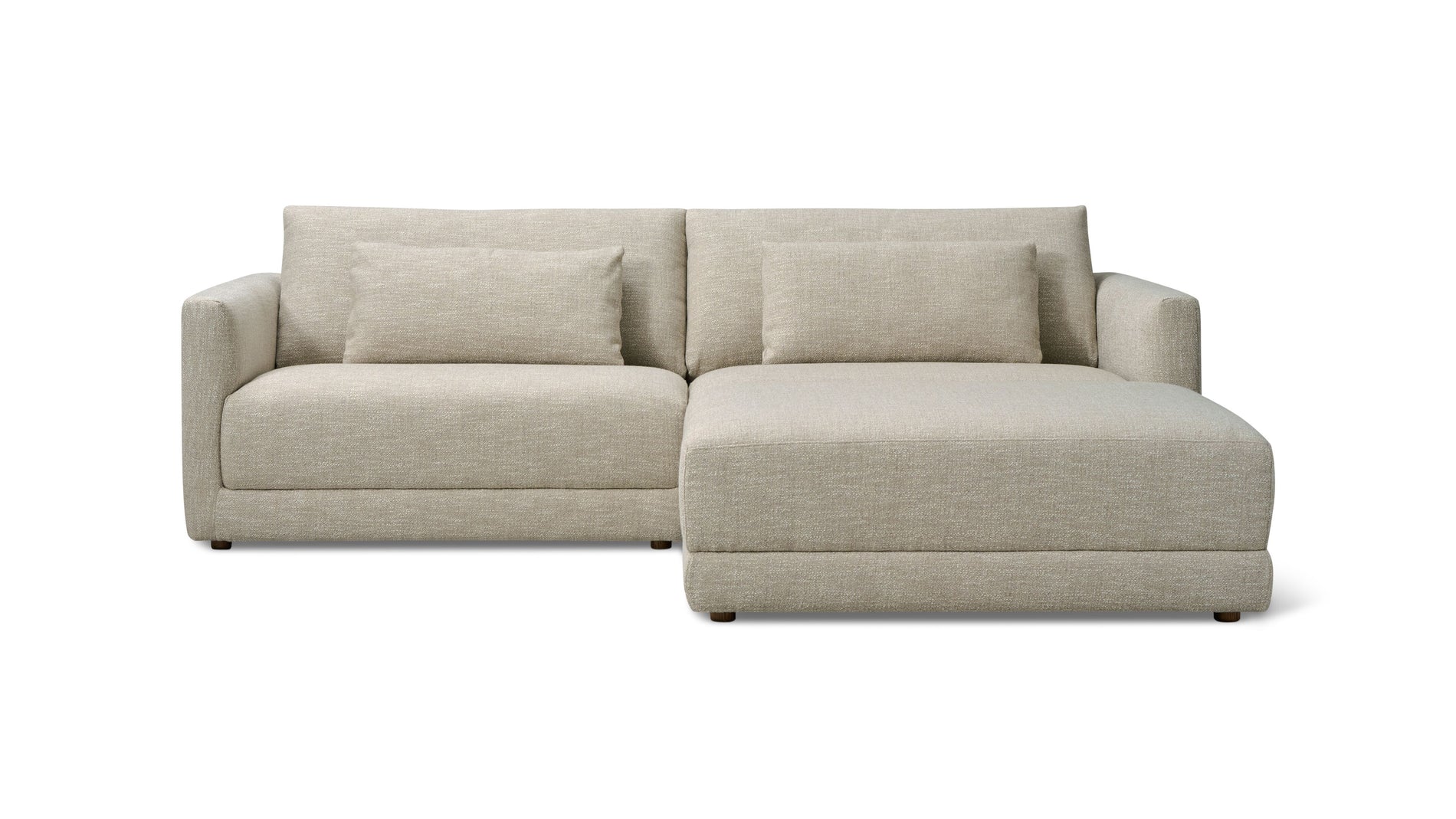 Wind Down 3-Piece Modular Sectional, Flax_image