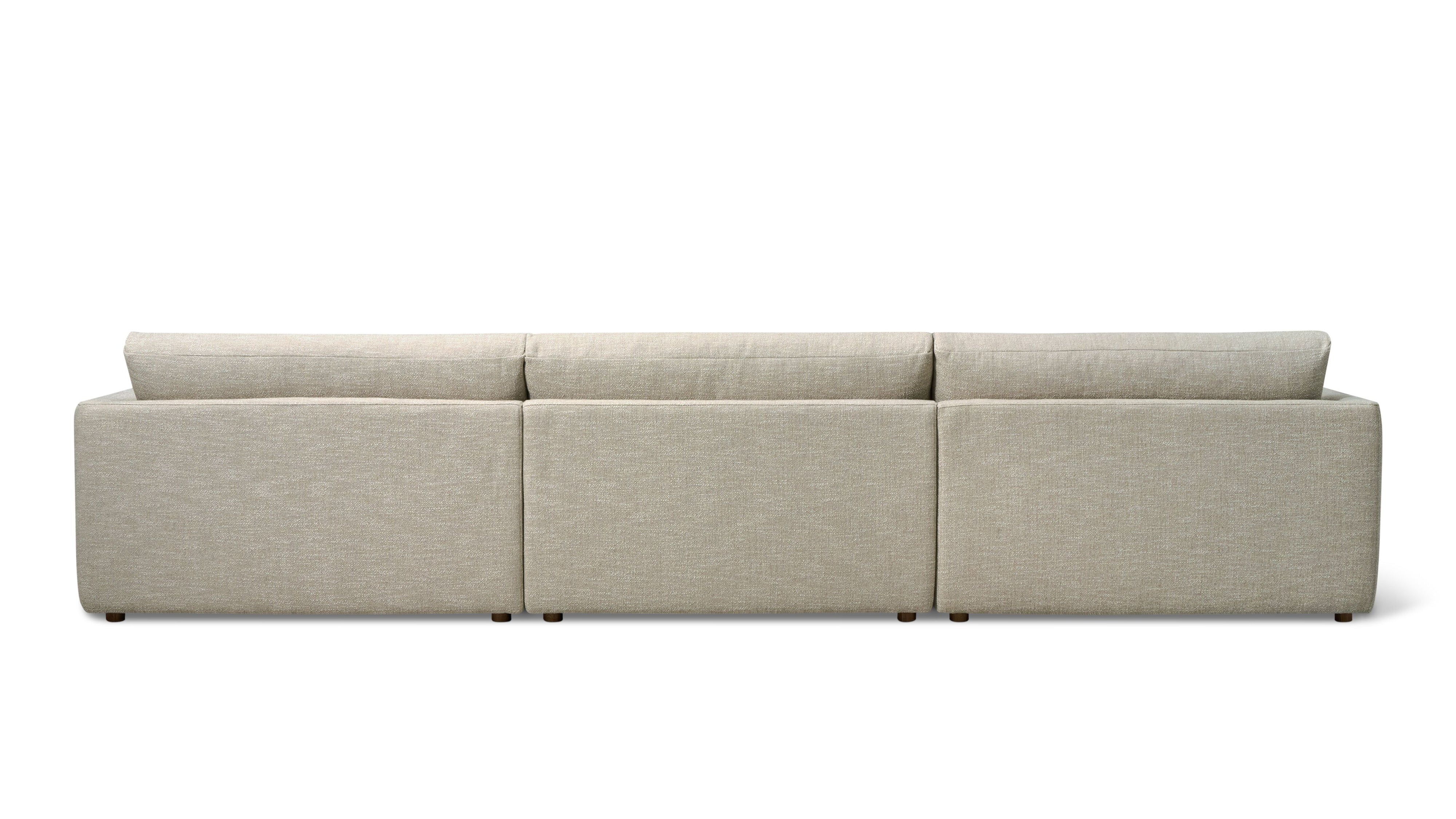Wind Down 4-Piece Modular Sectional, Right, Flax - Image 6