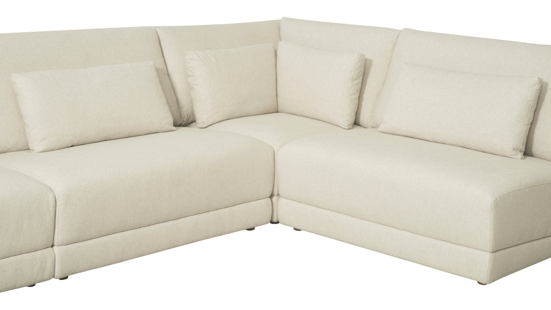 Wind Down 4-Piece Modular Sectional, Right, Beach - Image 7