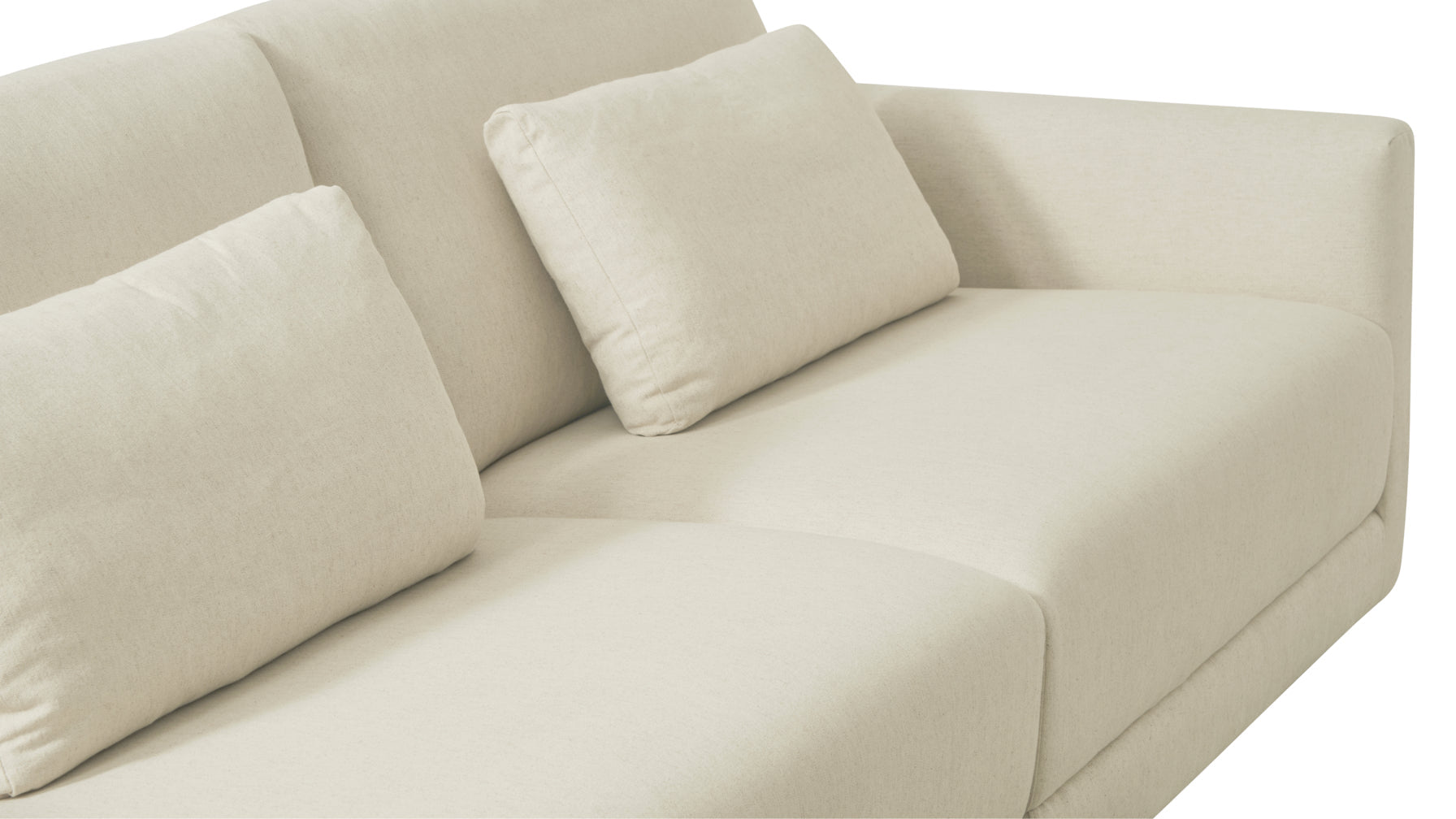 Wind Down 4-Piece Modular Sectional, Left, Beach - Image 8