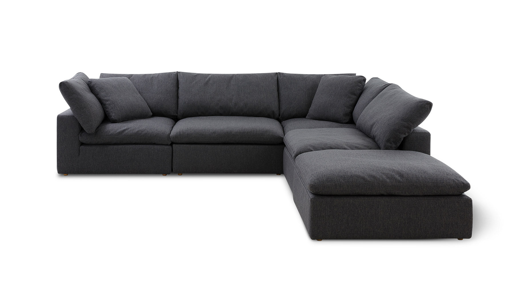 Movie Night™ 5-Piece Modular Sectional, Large, Dark Shadow - Image 1