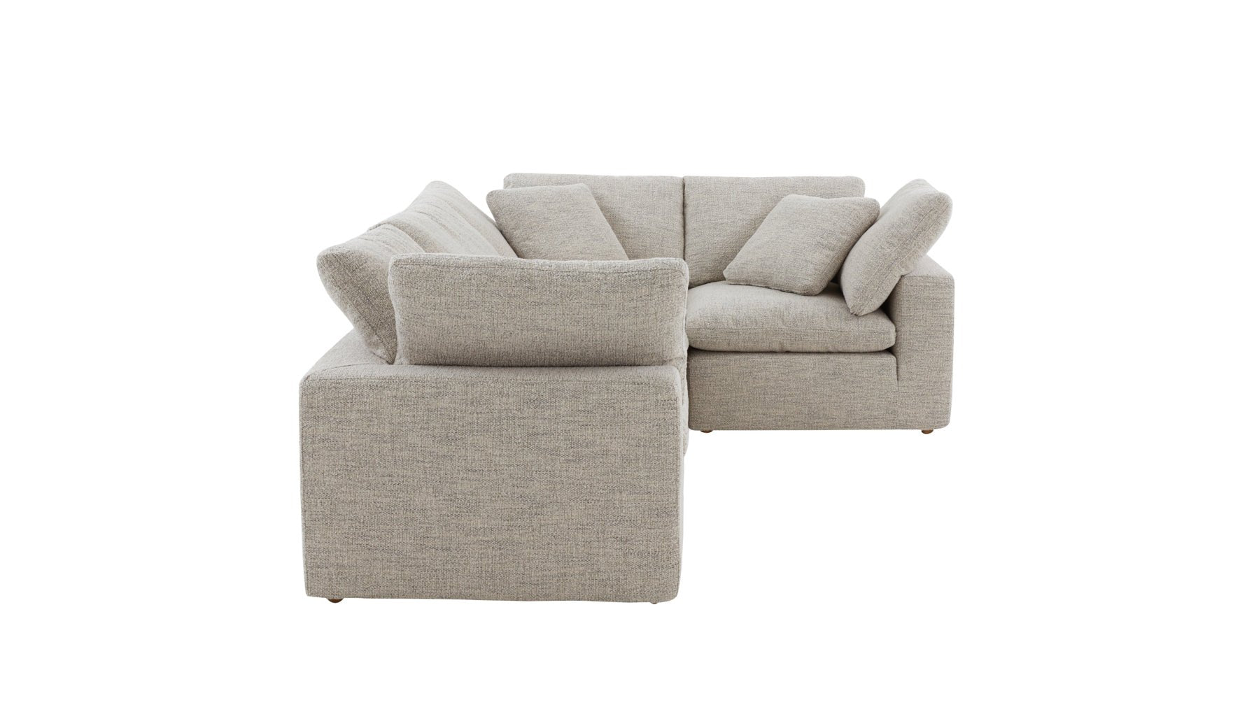 Movie Night™ 4-Piece Modular Sectional Closed, Standard, Oatmeal - Image 10