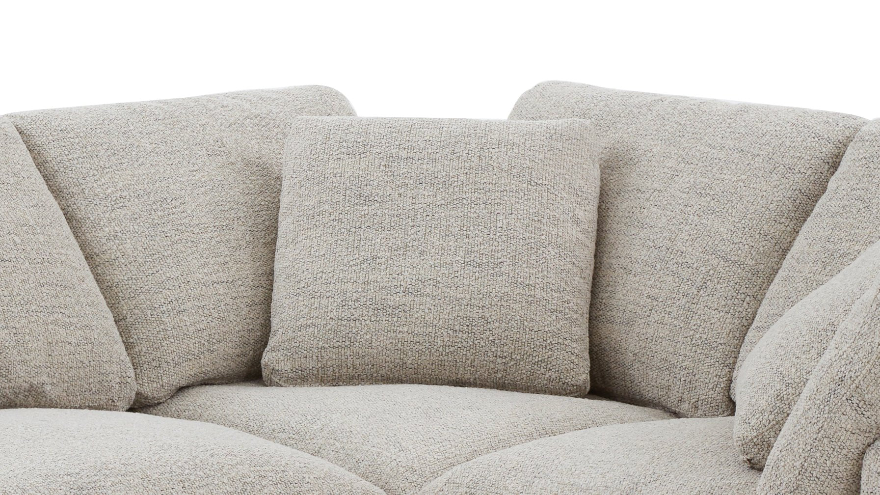 Movie Night™ 4-Piece Modular Sectional Closed, Standard, Oatmeal - Image 9