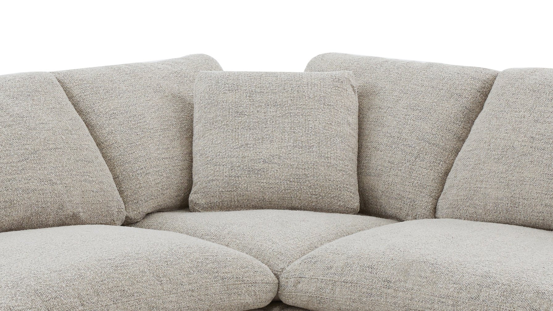 Movie Night™ 5-Piece Modular Sectional Closed, Large, Oatmeal - Image 9
