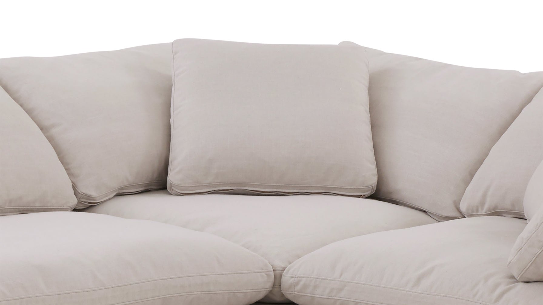 Movie Night™ 4-Piece Modular Sectional Closed, Standard, Clay - Image 9