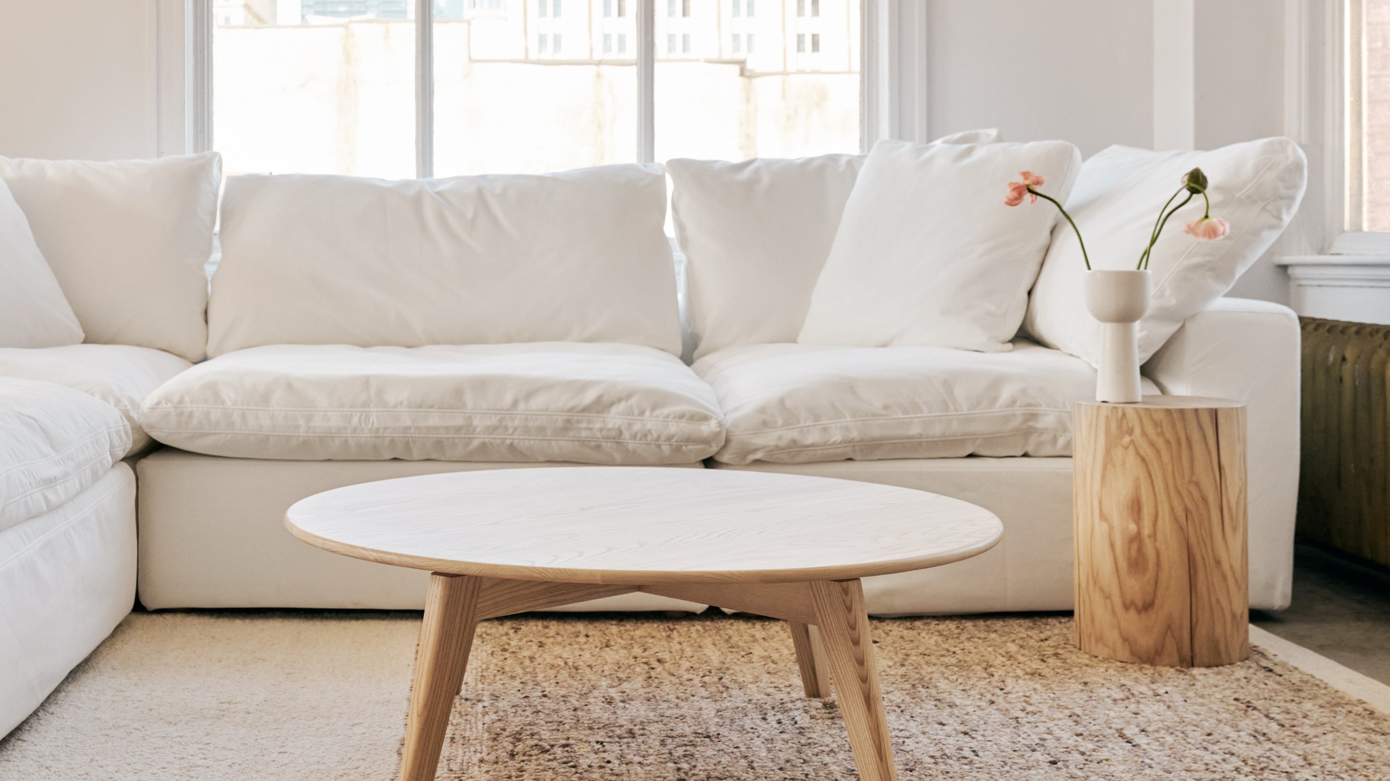 Movie Night™ 4-Piece Modular Sectional Closed, Large, Clay - Image 4