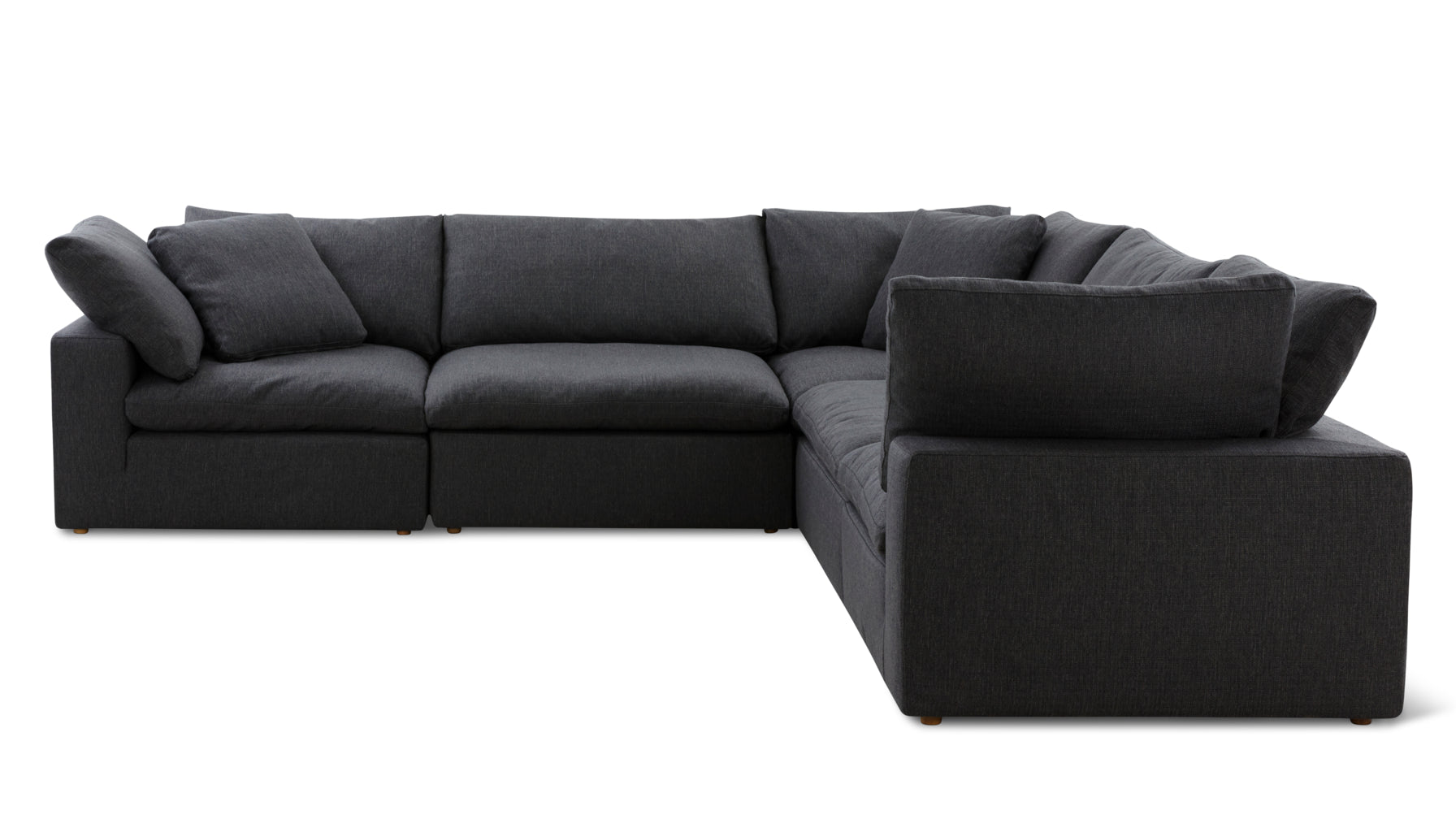 Movie Night™ 5-Piece Modular Sectional Closed, Standard, Dark Shadow_image