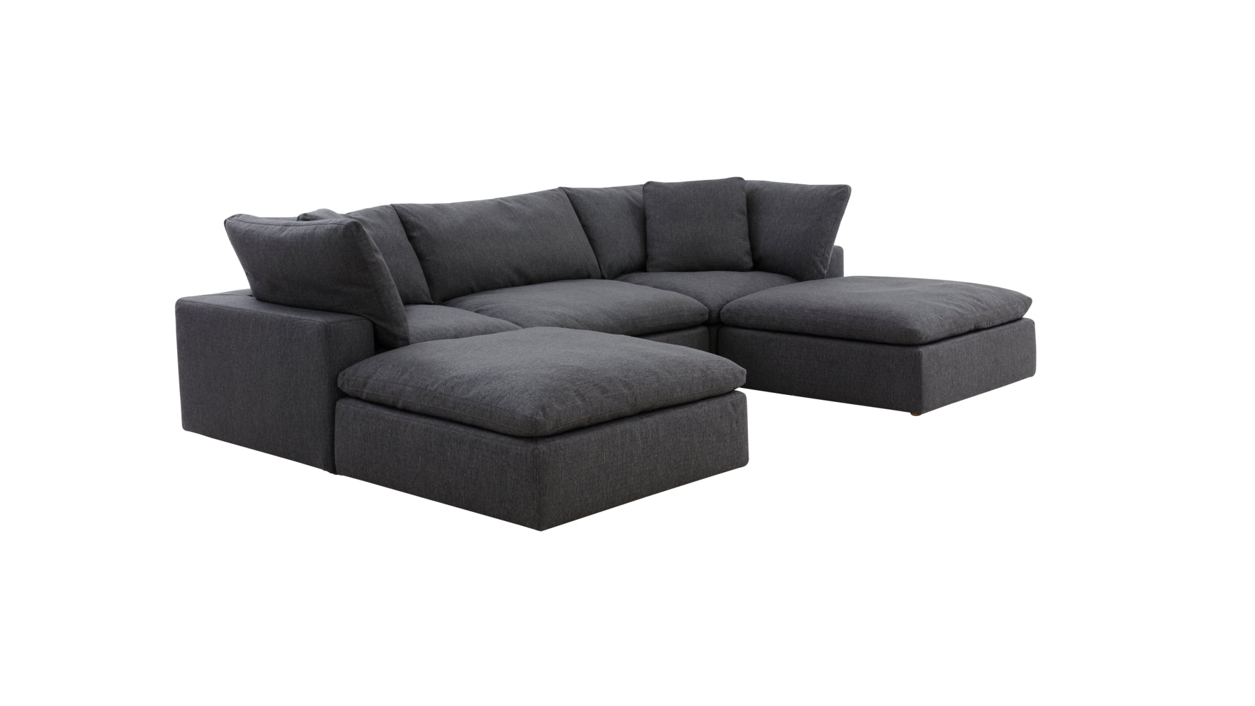 Movie Night™ 5-Piece Modular U-Shaped Sectional, Standard, Dark Shadow - Image 7