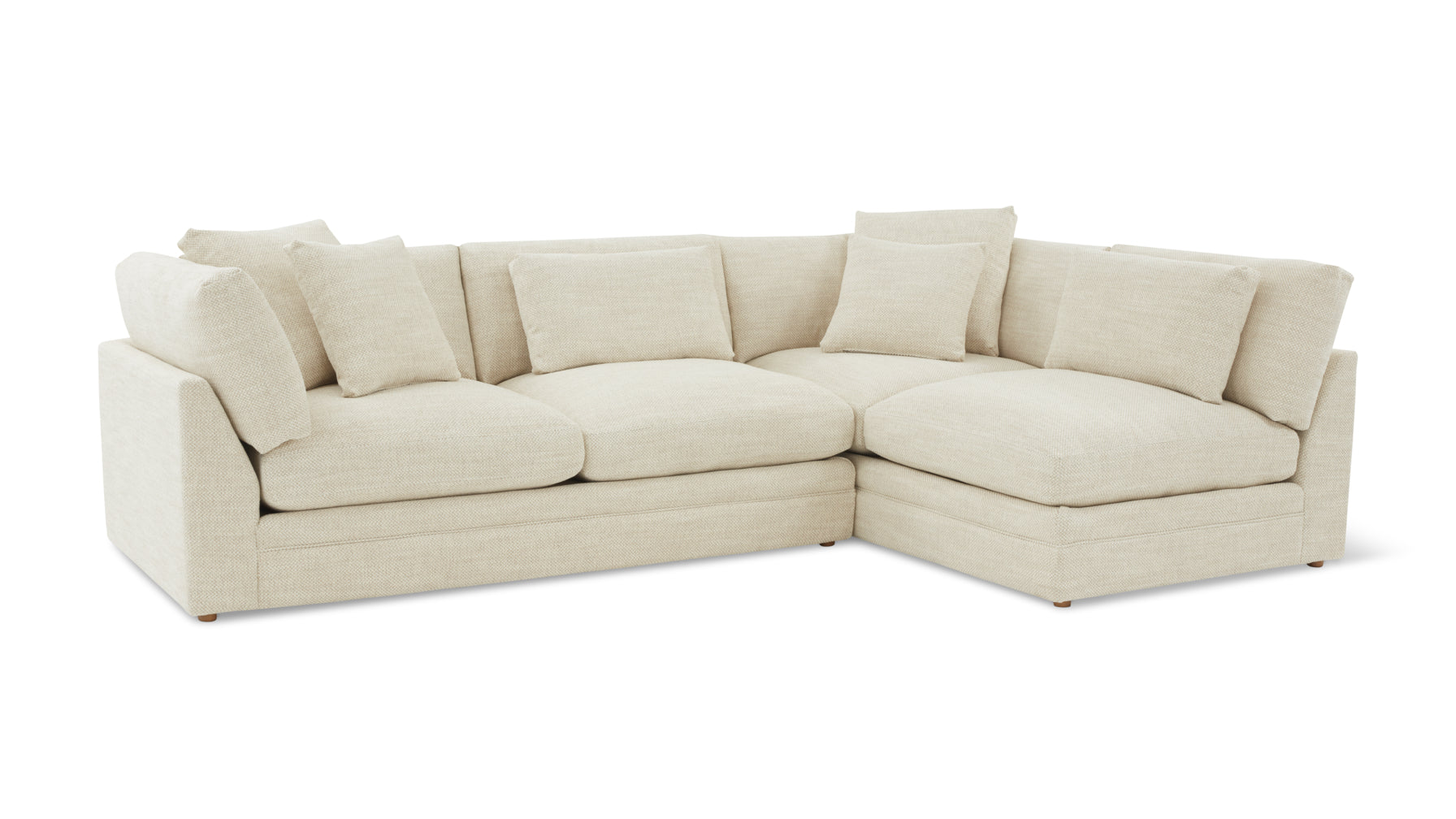 Feel Good Sectional,  Right, Oyster - Image 7