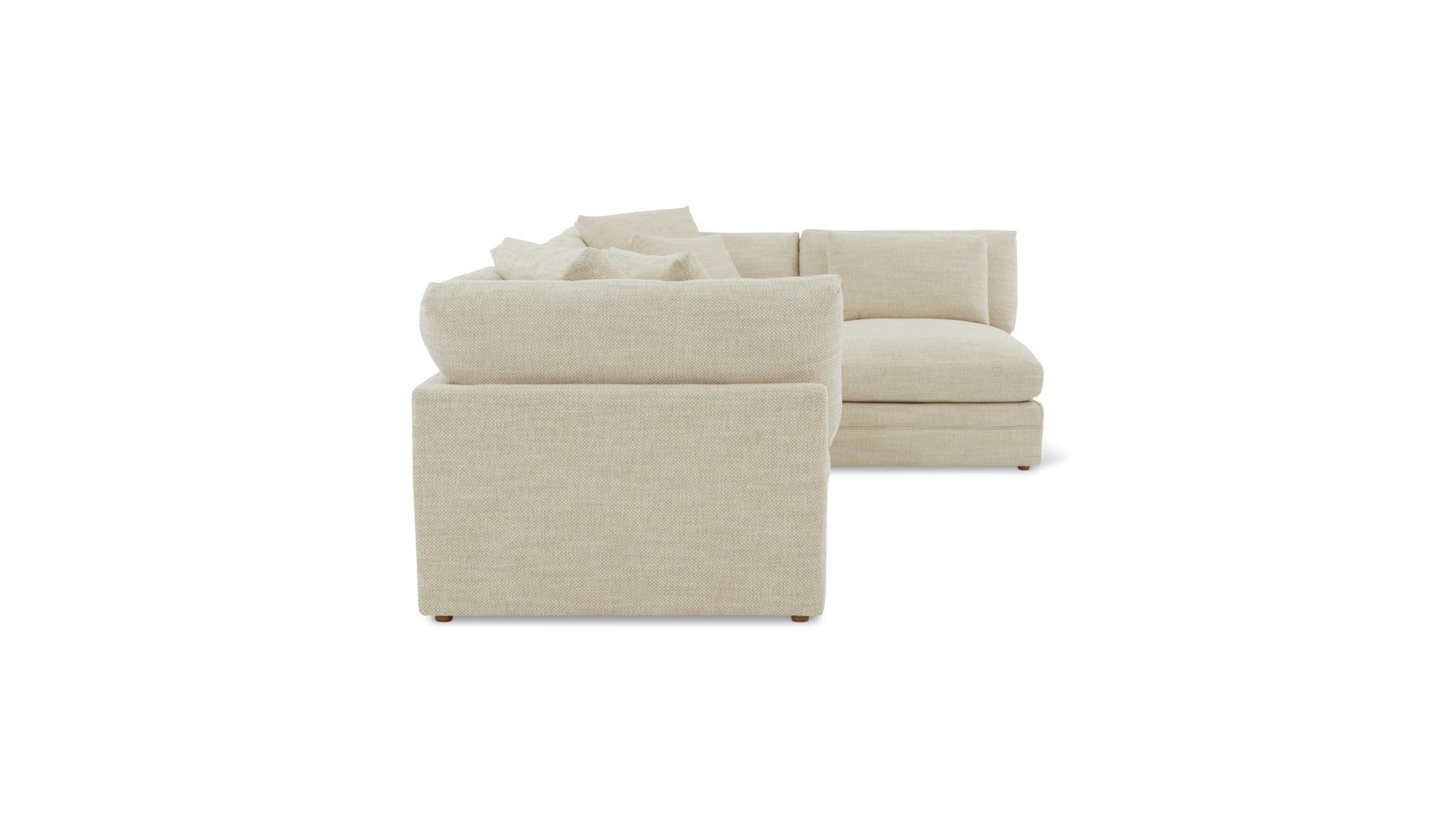 Feel Good Sectional,  Right, Oyster - Image 7