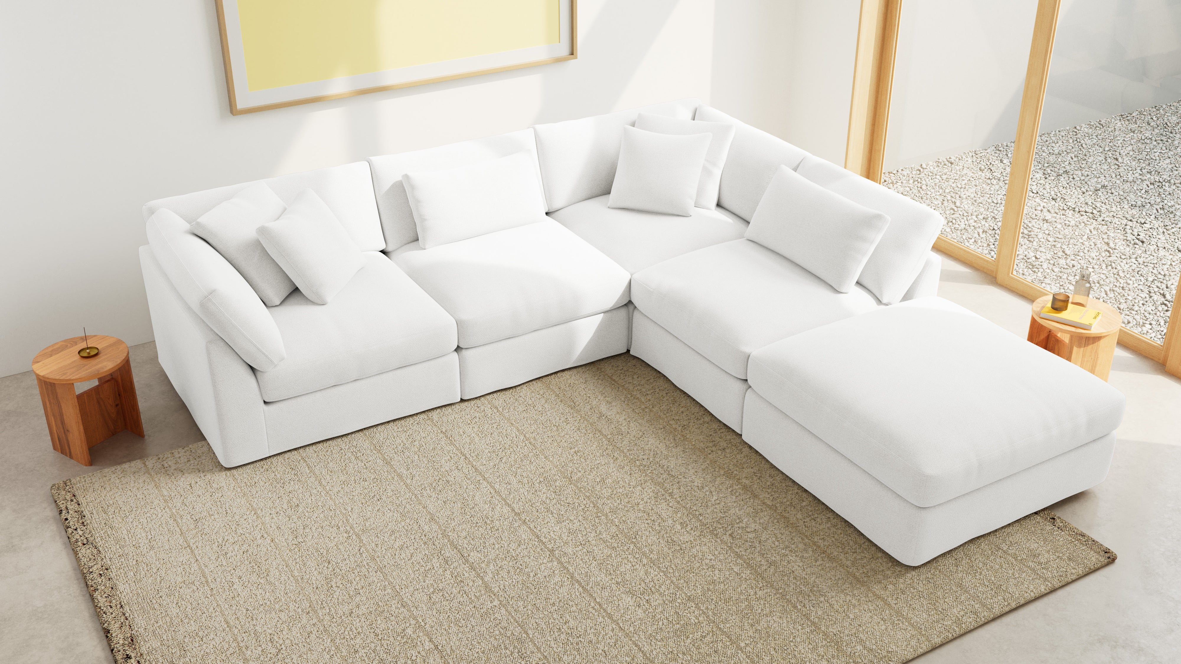 Get Together™ 5-Piece Modular Sectional, Large, Sea Salt