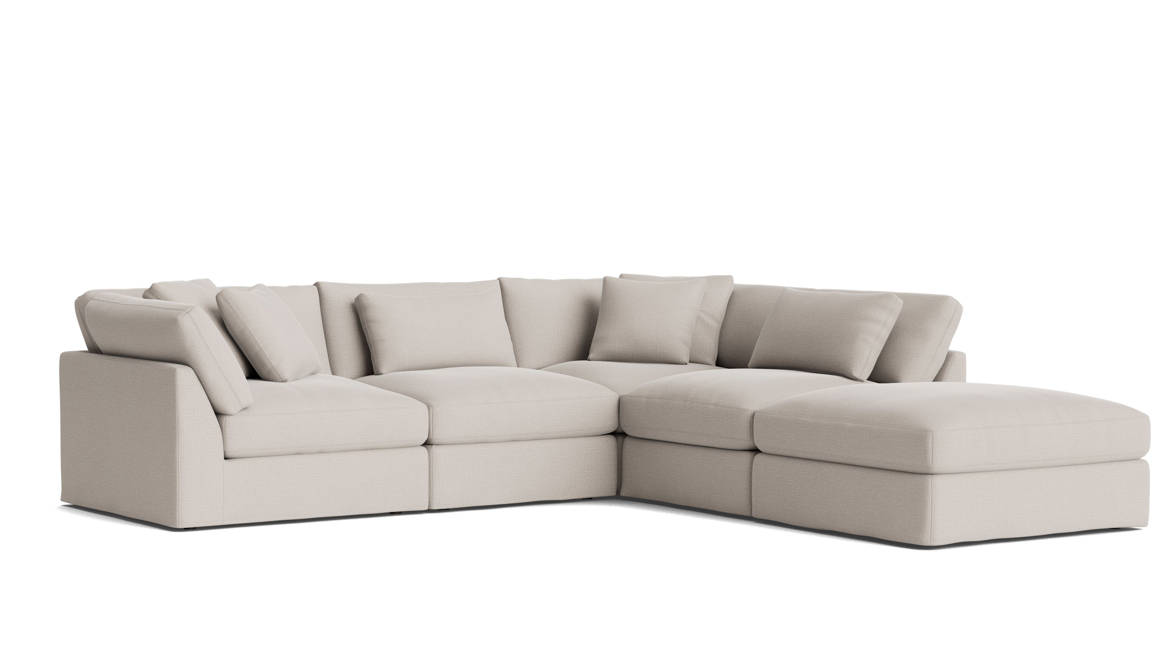 Get Together™ 5-Piece Modular Sectional, Large, Clay
