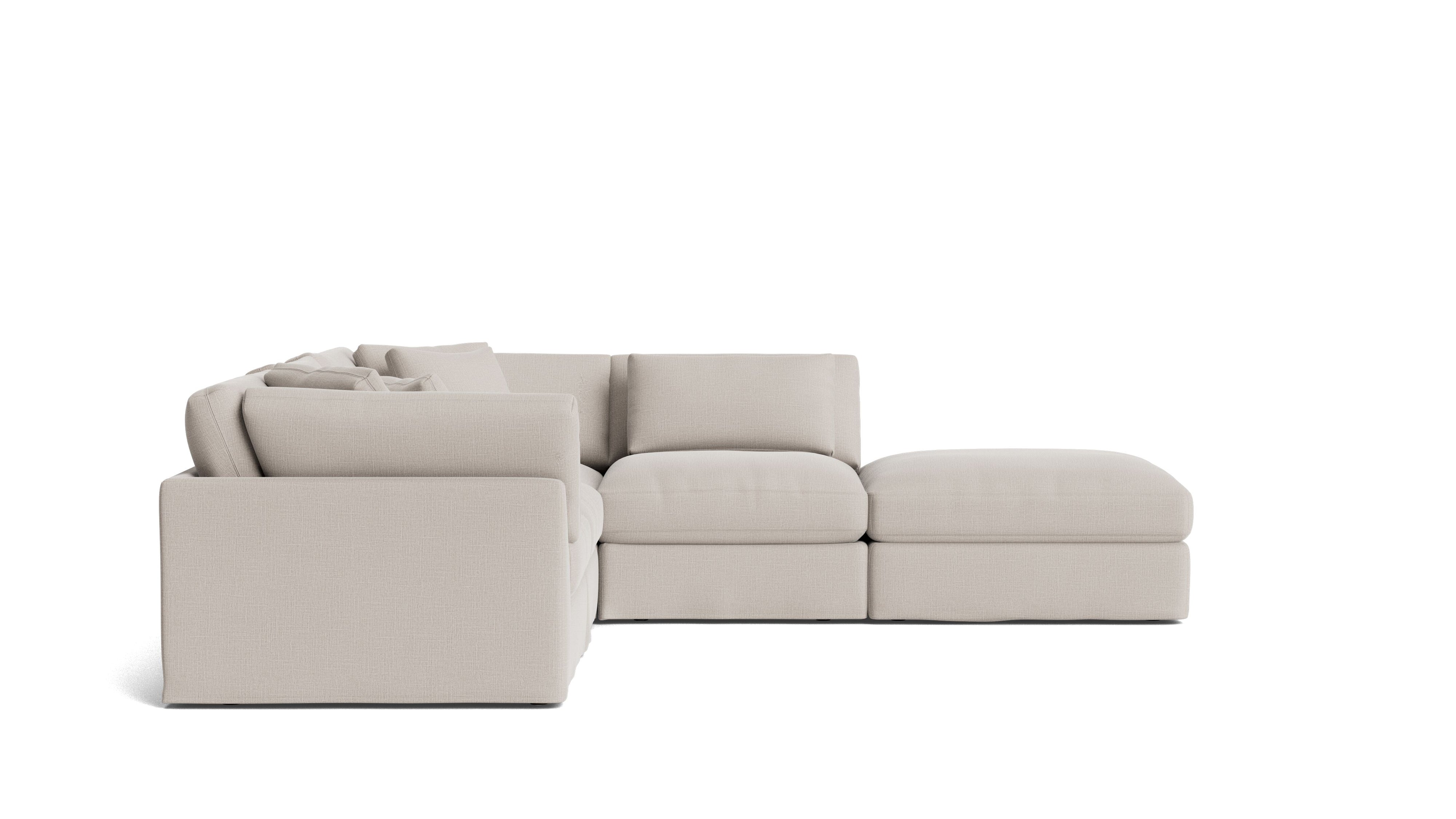 Get Together™ 5-Piece Modular Sectional, Large, Clay