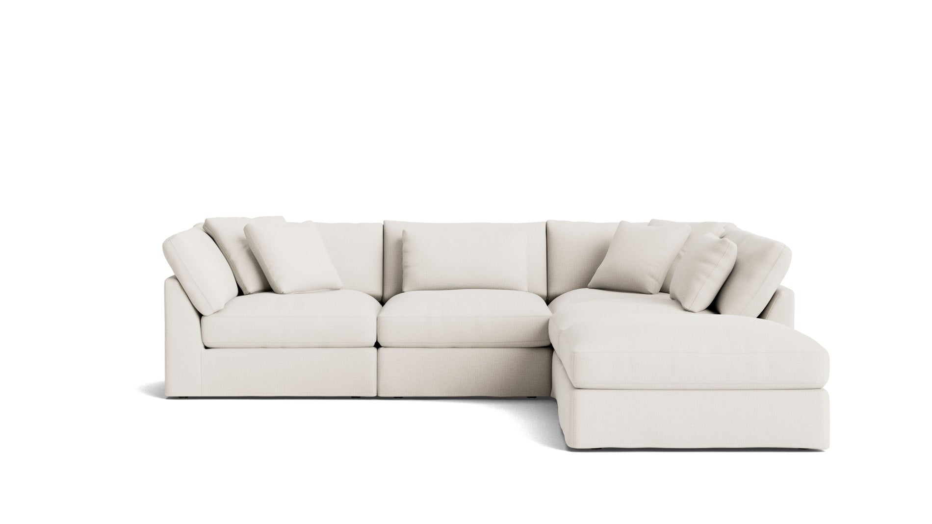Get Together™ 5-Piece Modular Sectional, Large, Cream Linen_image
