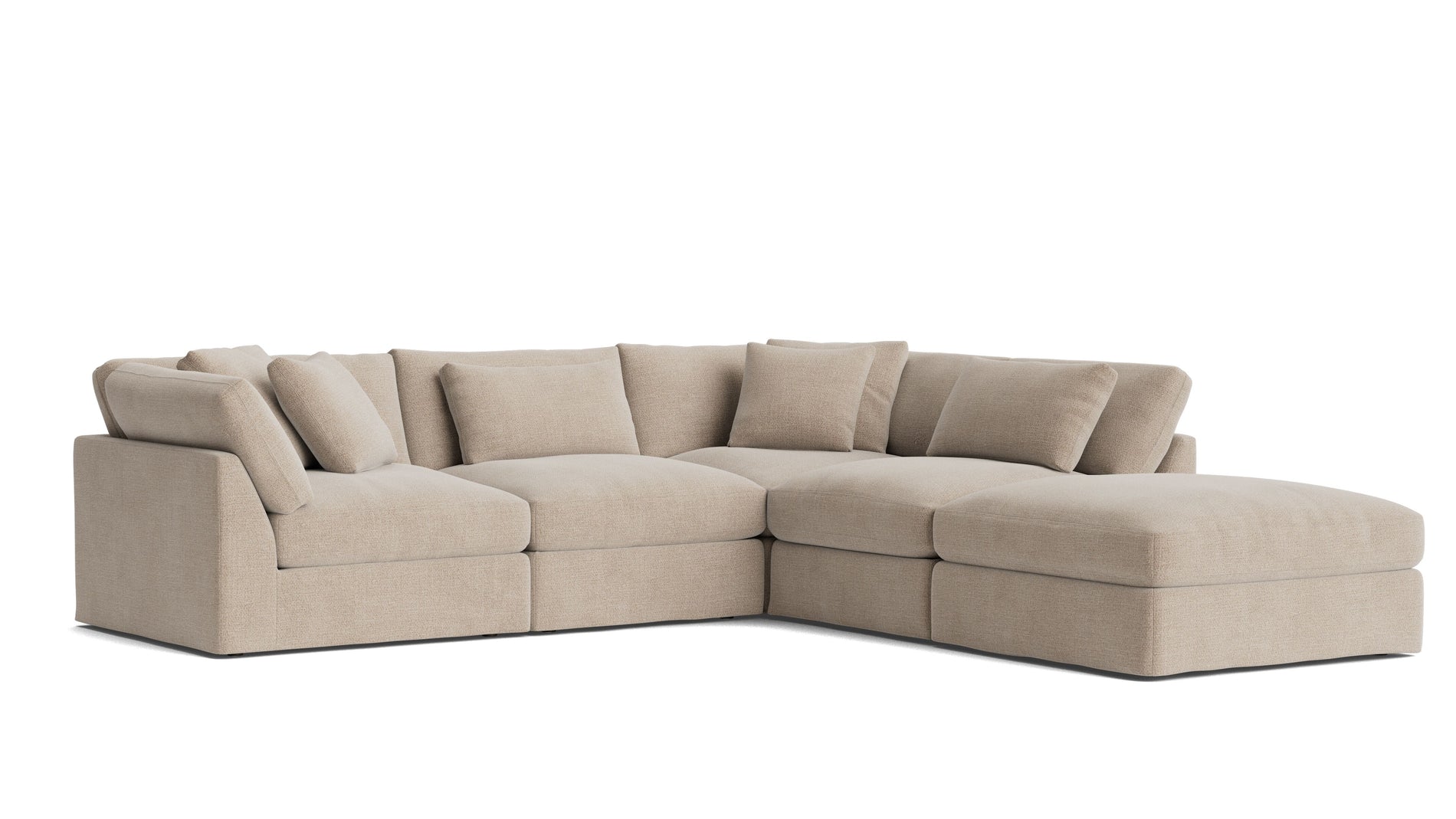Get Together™ 5-Piece Modular Sectional, Large, Champagne_image