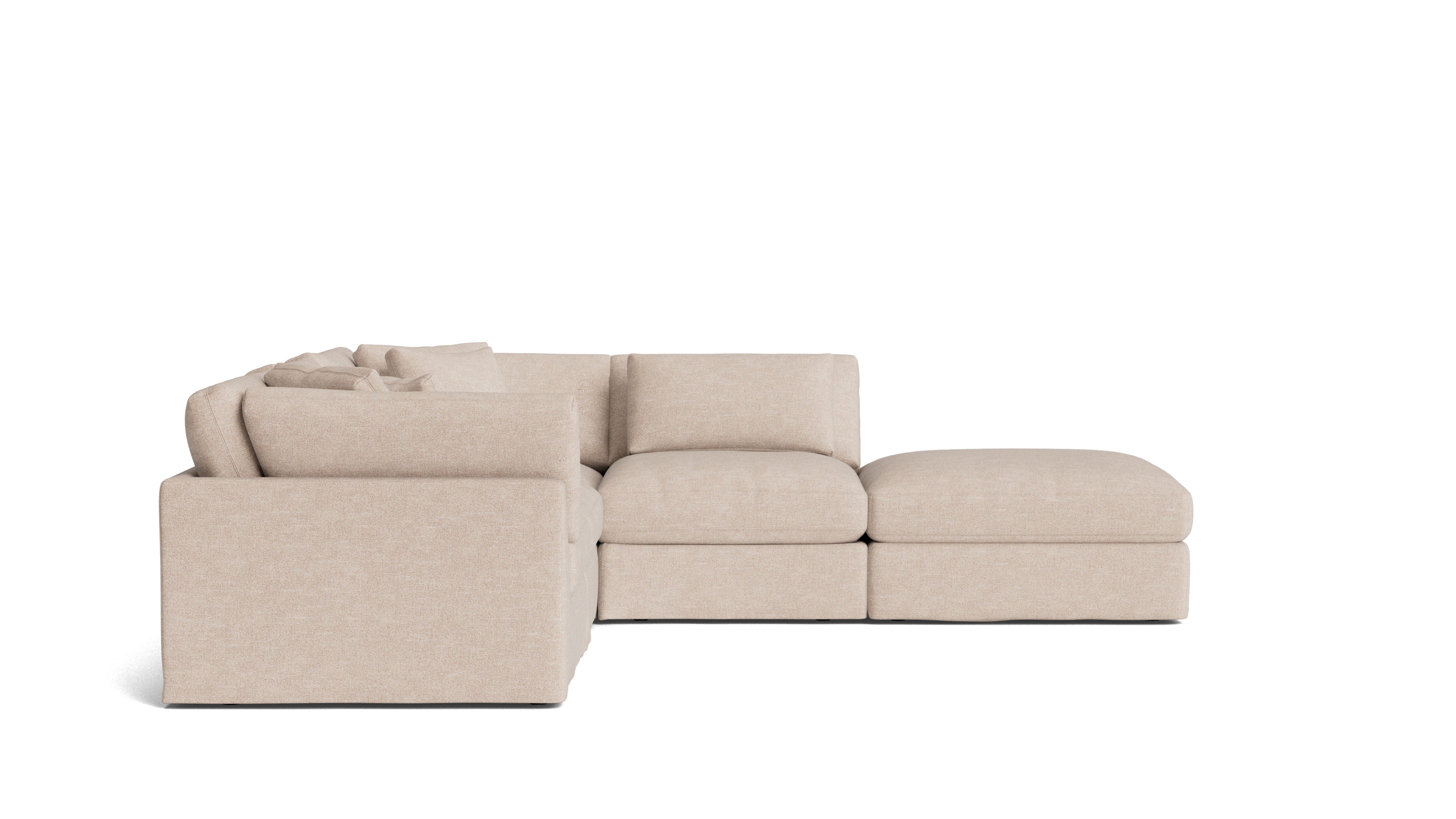 Get Together™ 5 - Piece Modular Sectional, Large, Sunbeam - Sundays Company CanadaSEC-YJ-028-141