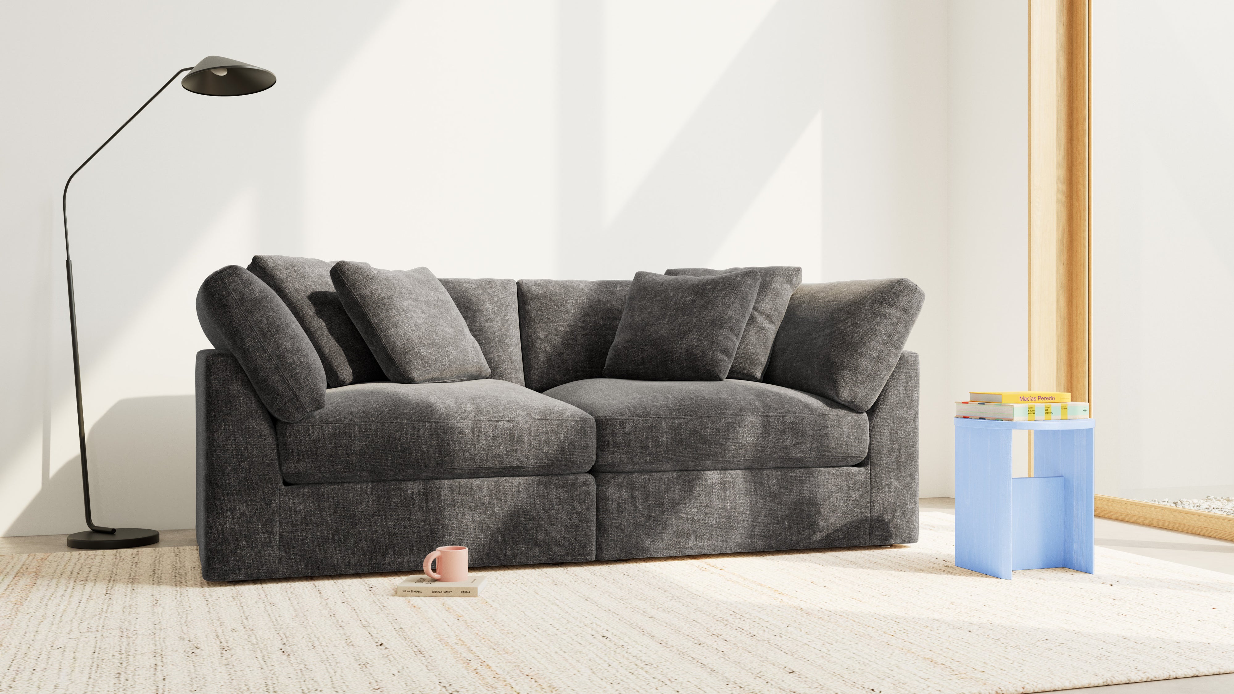 Get Together™ 2-Piece Modular Sofa, Large, Truffle