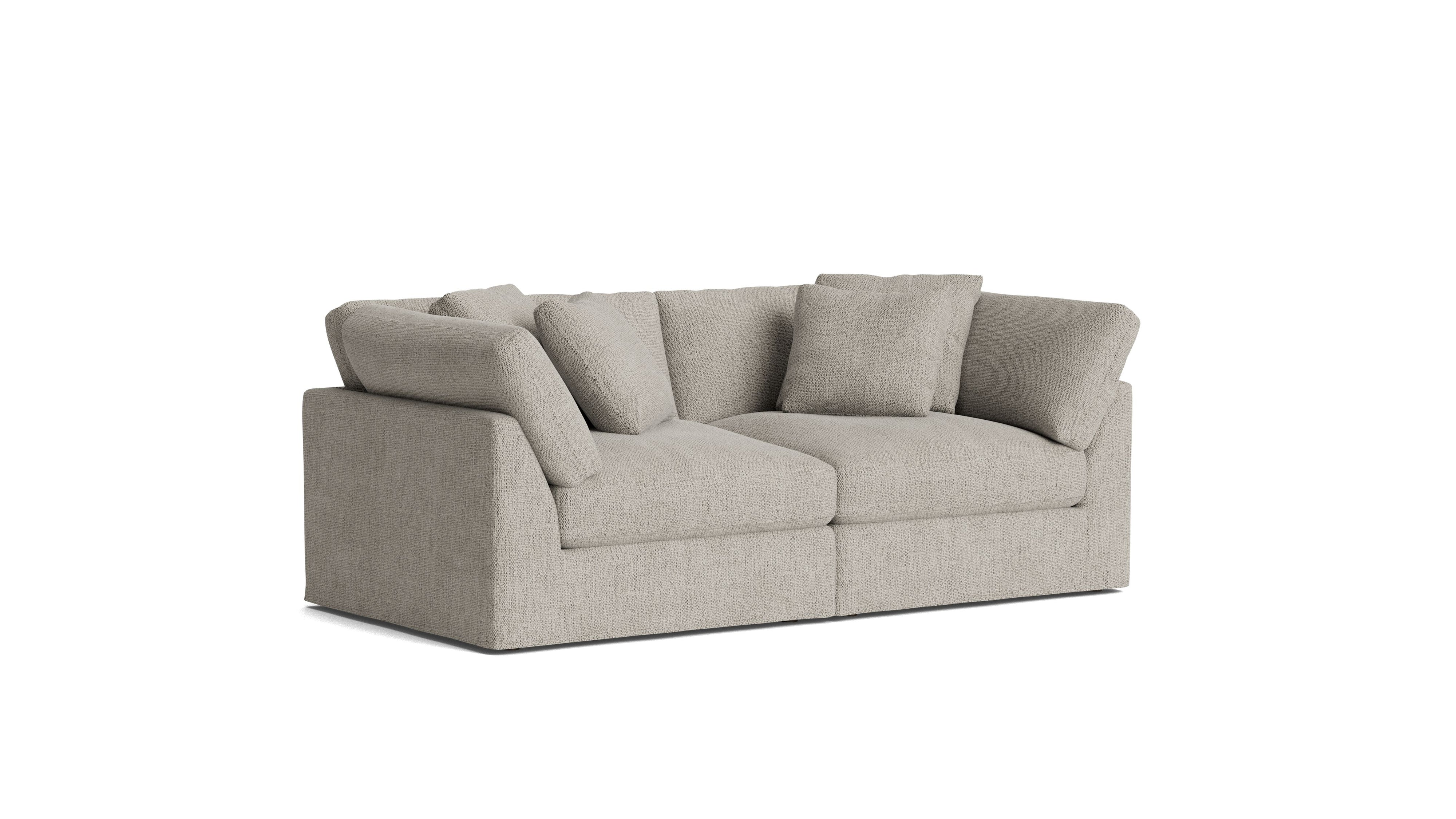 Get Together™ 2-Piece Modular Sofa, Large, Oatmeal