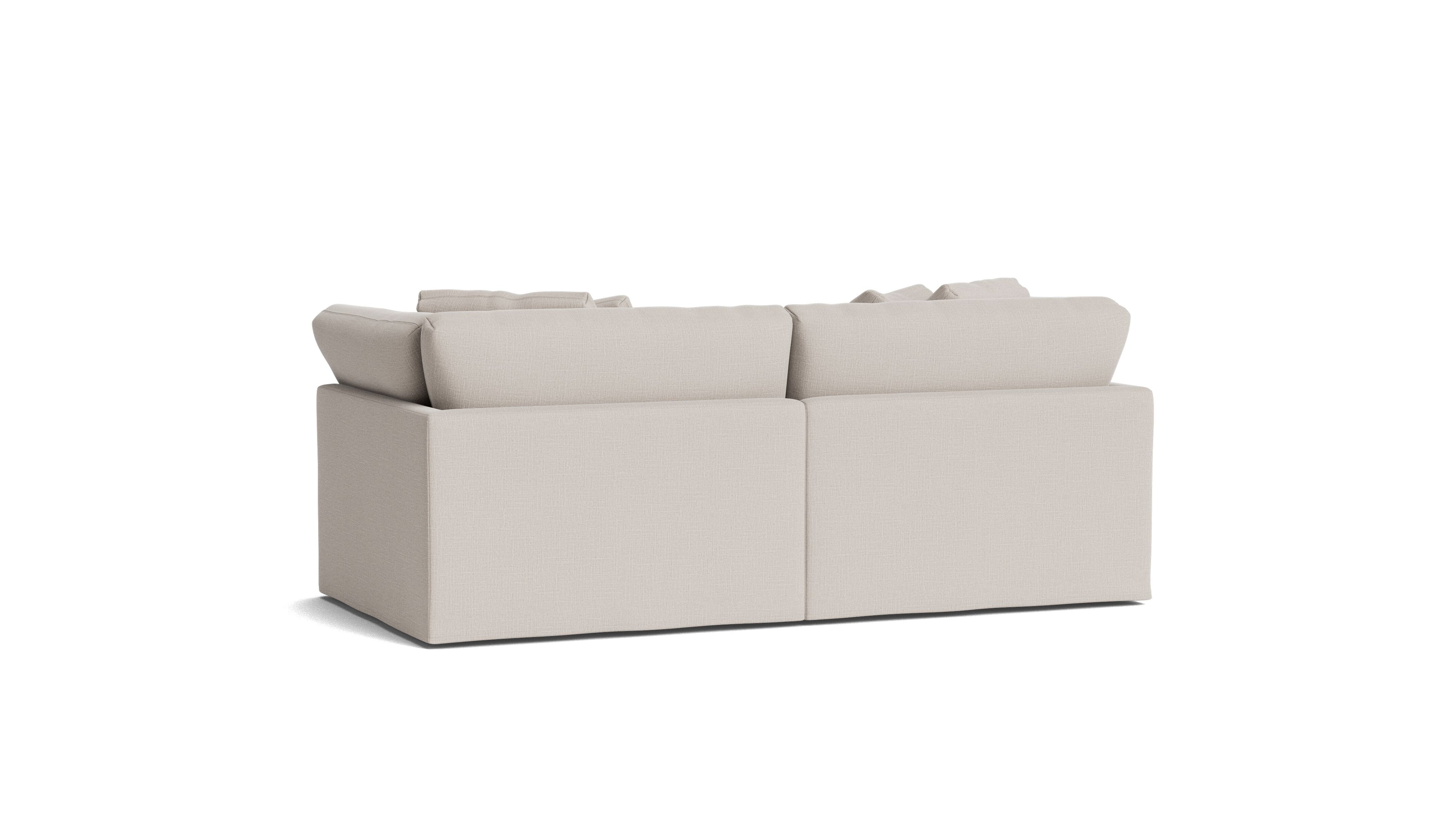 Get Together™ 2 Piece Modular Sofa, Large, Clay