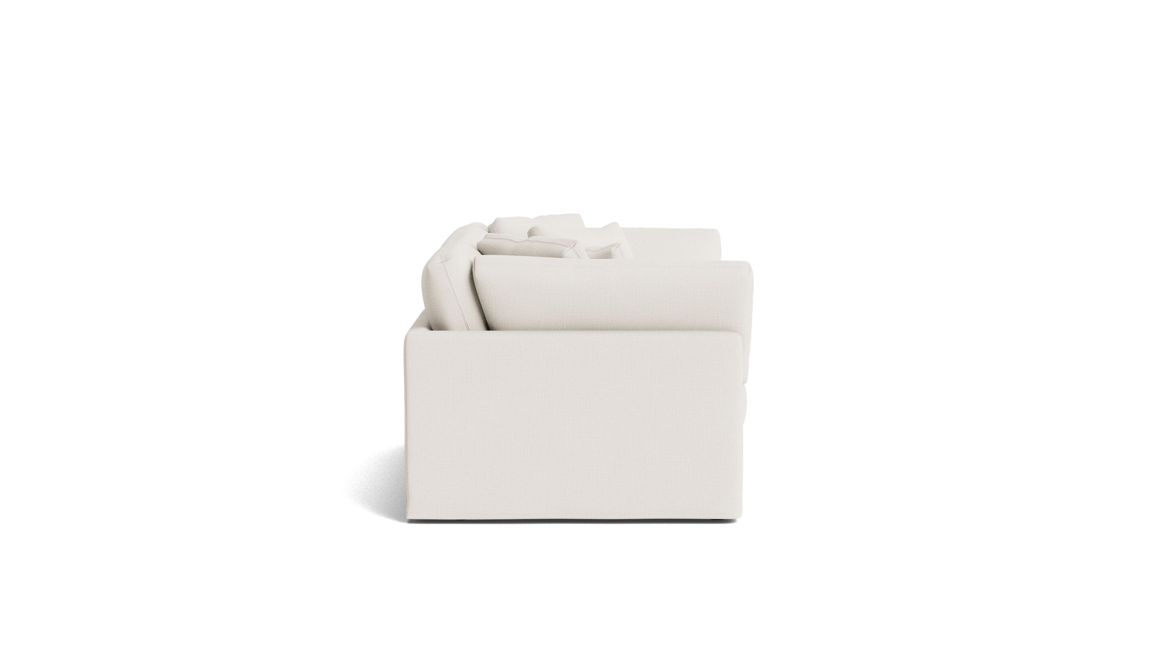 Get Together™ 2-Piece Modular Sofa, Large, Cream Linen