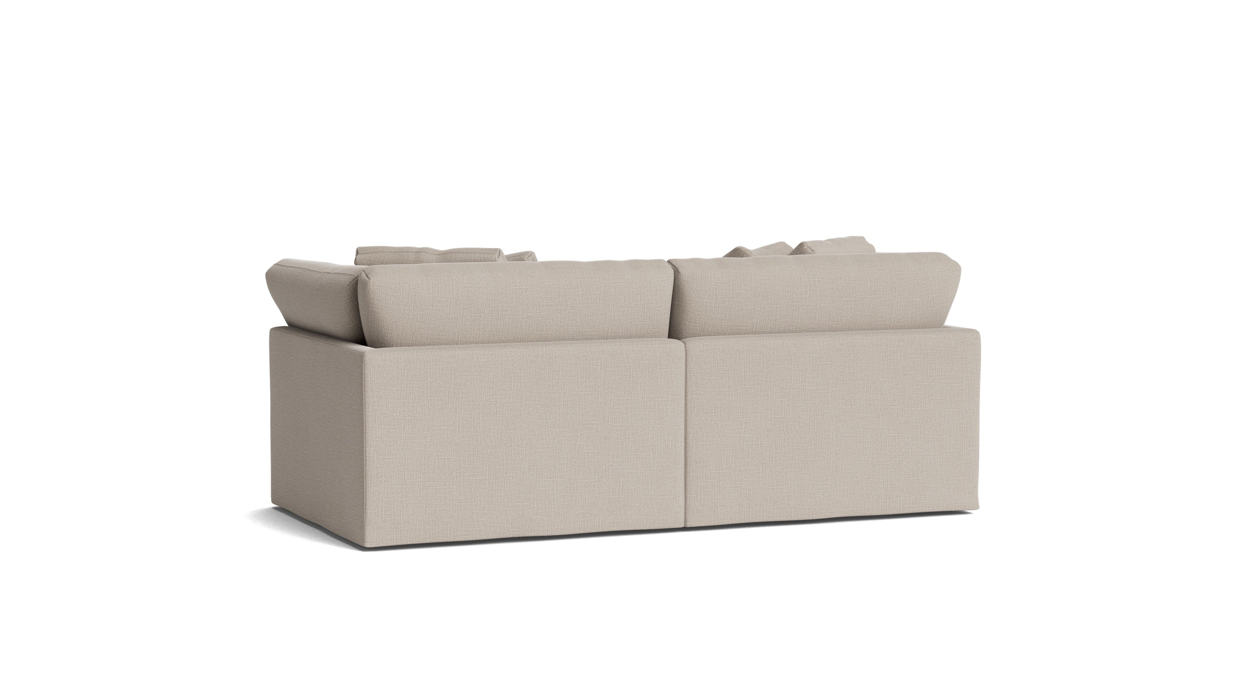 Get Together™ 2-Piece Modular Sofa, Large, Light Pebble