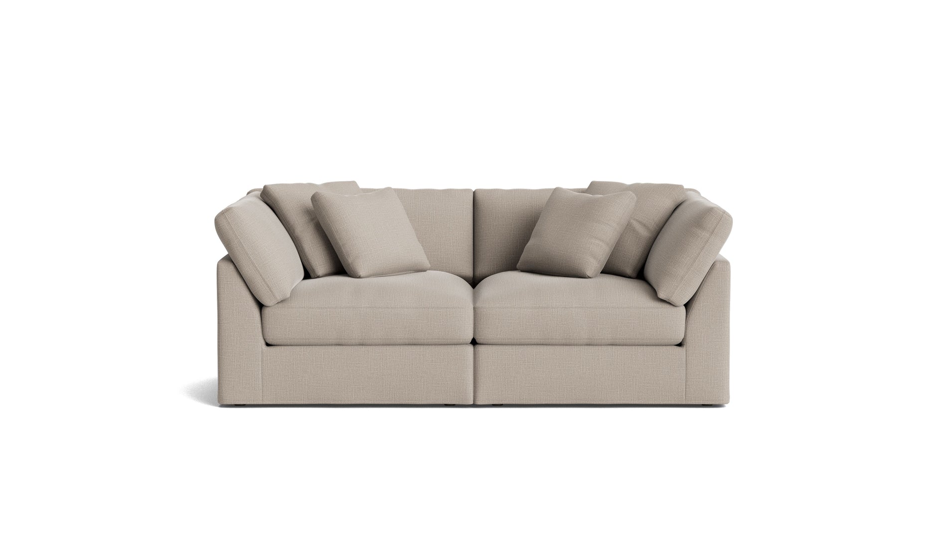 Get Together™ 2-Piece Modular Sofa, Large, Light Pebble_image