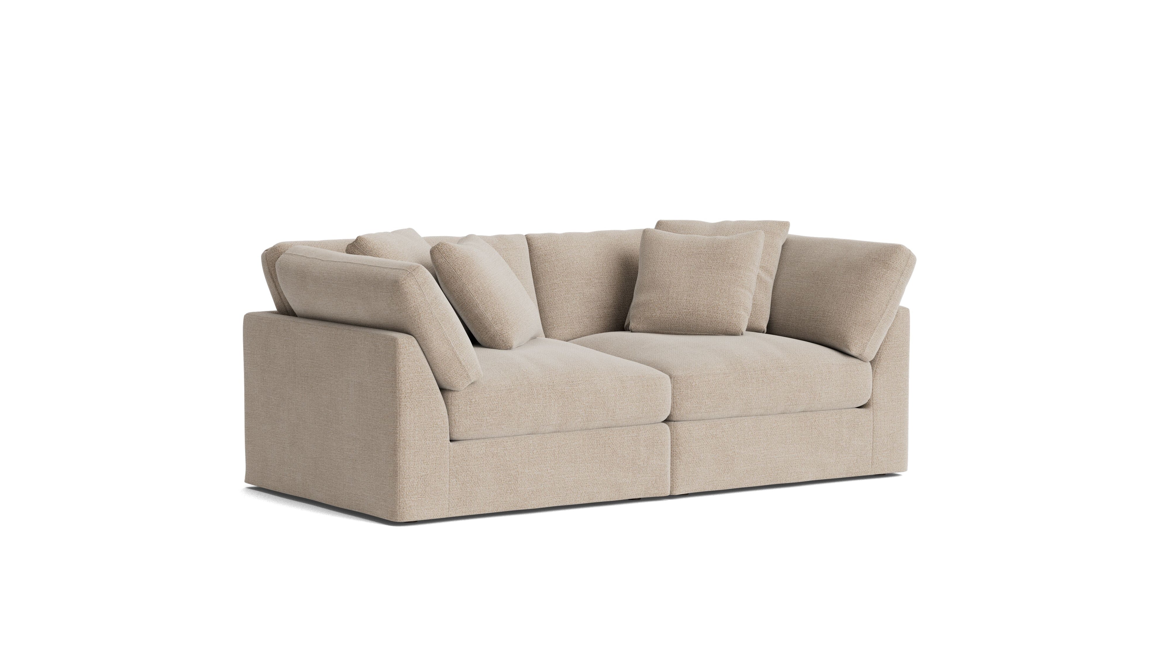 Get Together™ 2-Piece Modular Sofa, Large, Champagne