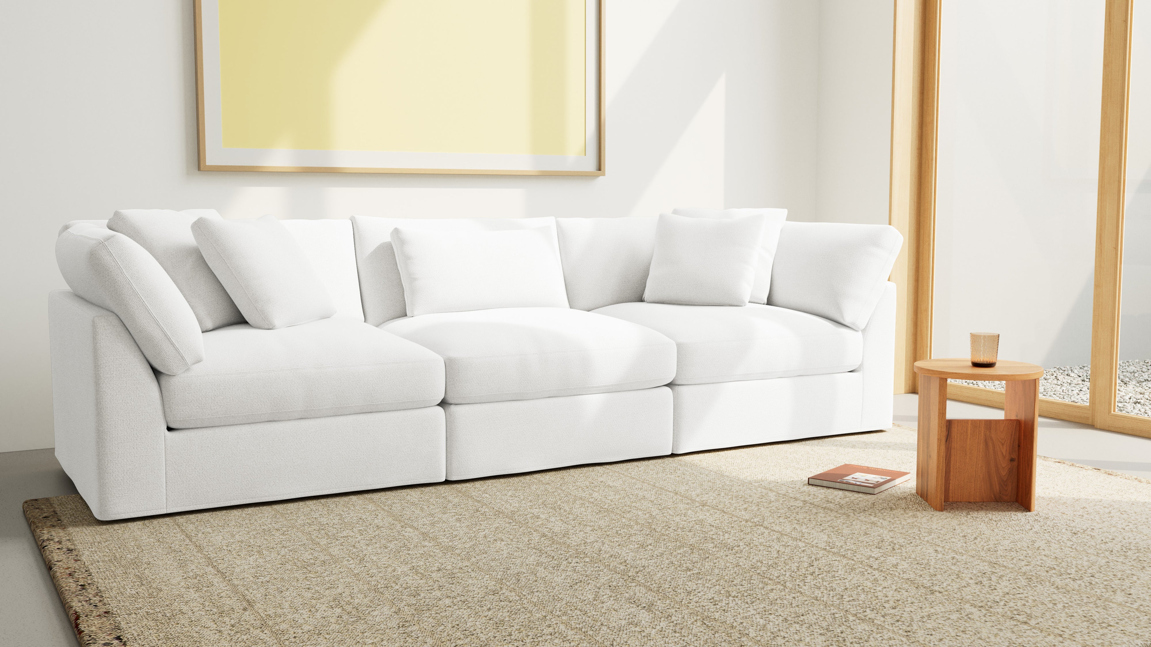 Get Together™ 3 - Piece Modular Sofa, Large, Sea Salt - Sundays Company CanadaSEC-YJ-030-002