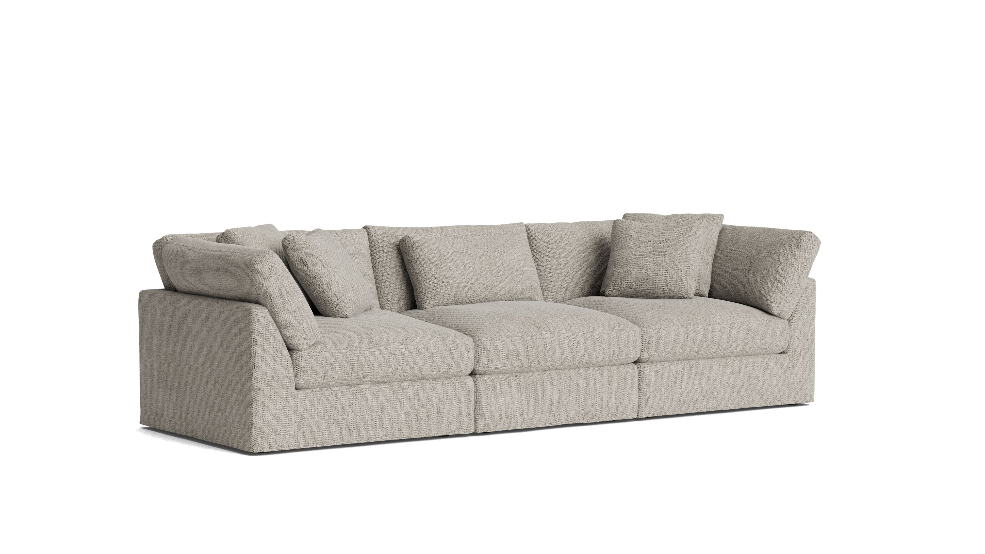 Get Together™ 3-Piece Modular Sofa, Large, Oatmeal